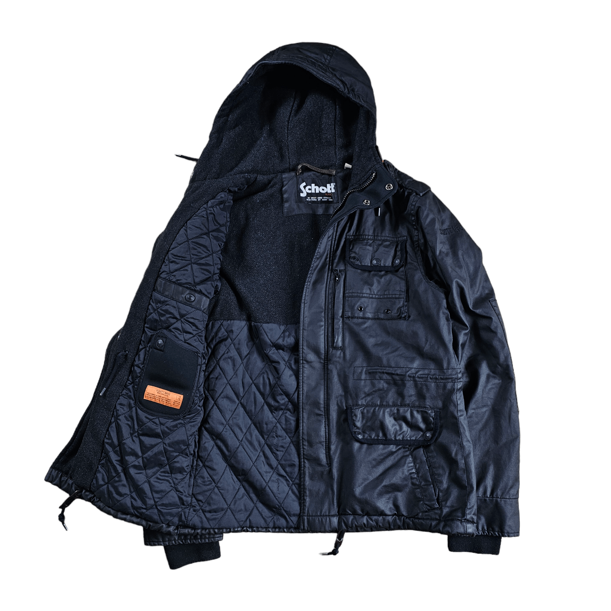 Japanese Brand × Schott SCHOTT NYC WINDBREAKER JACKET Y2K 00S GORPCORE MILITARY Size US M / EU 48-50 / 2 - 2 Thumbnail