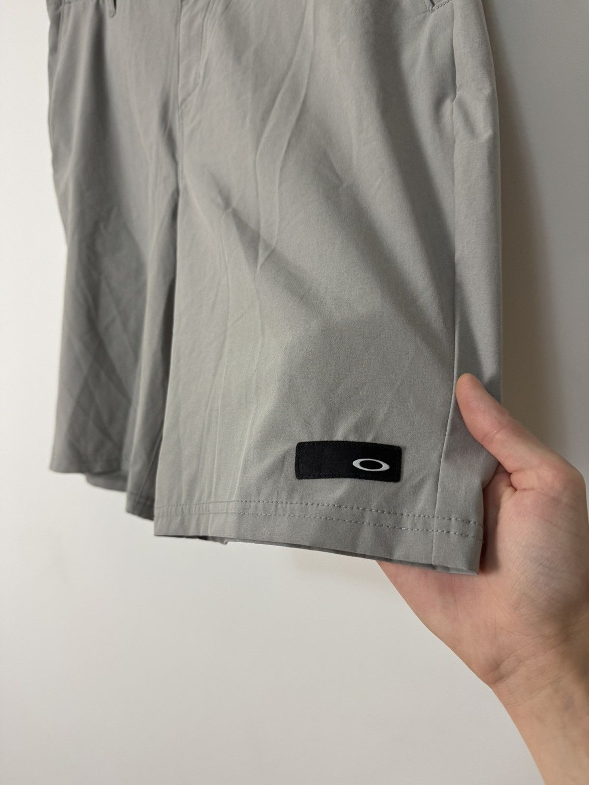 Oakley Oakley Beige Black Tech Shorts with logo Outdoor Streetwear Size US 31 - 3 Thumbnail