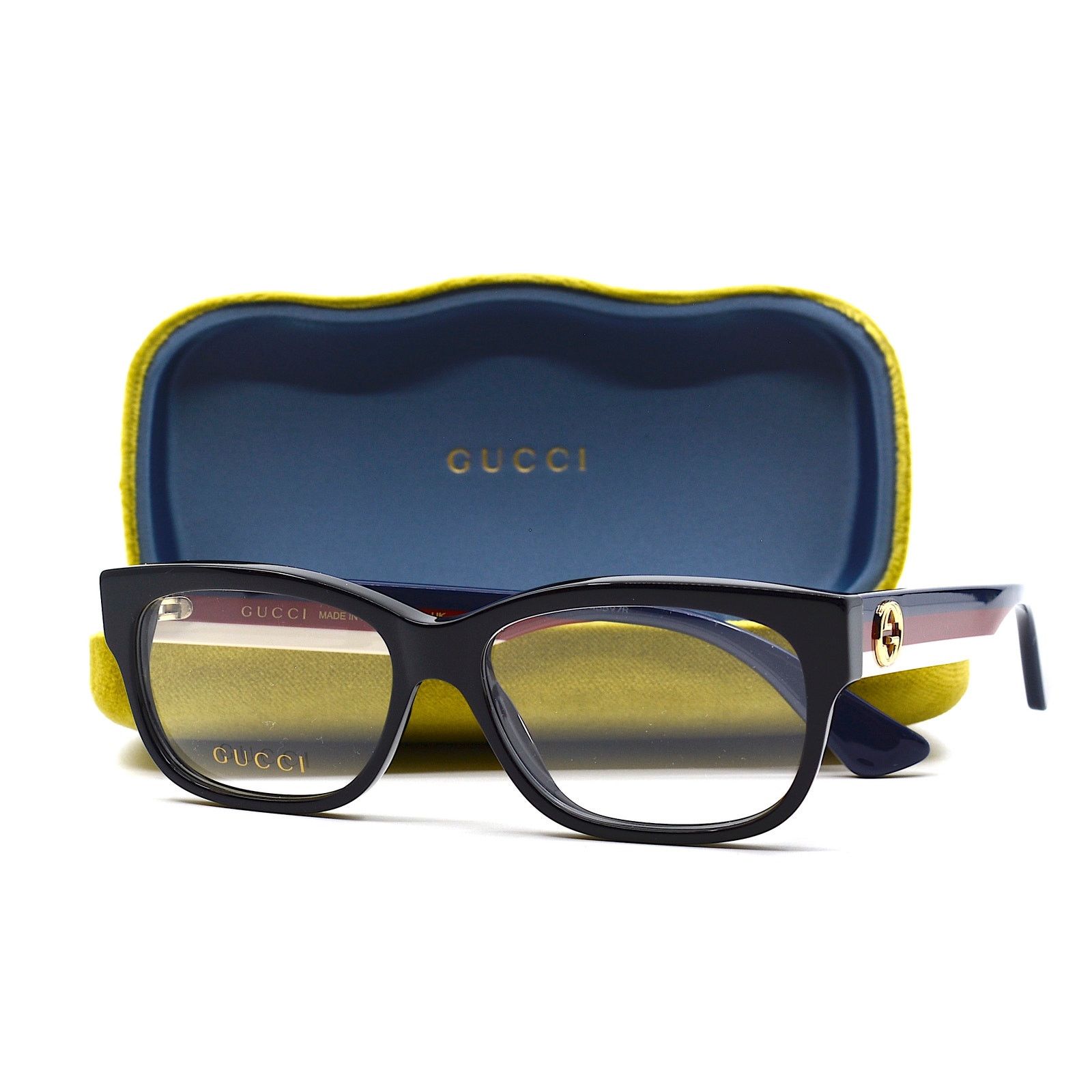 Gucci NEW GUCCI GG0278O 001 BLACK MULTICOLOR EYEGLASSES FRAME Size ONE SIZE - 9 Thumbnail