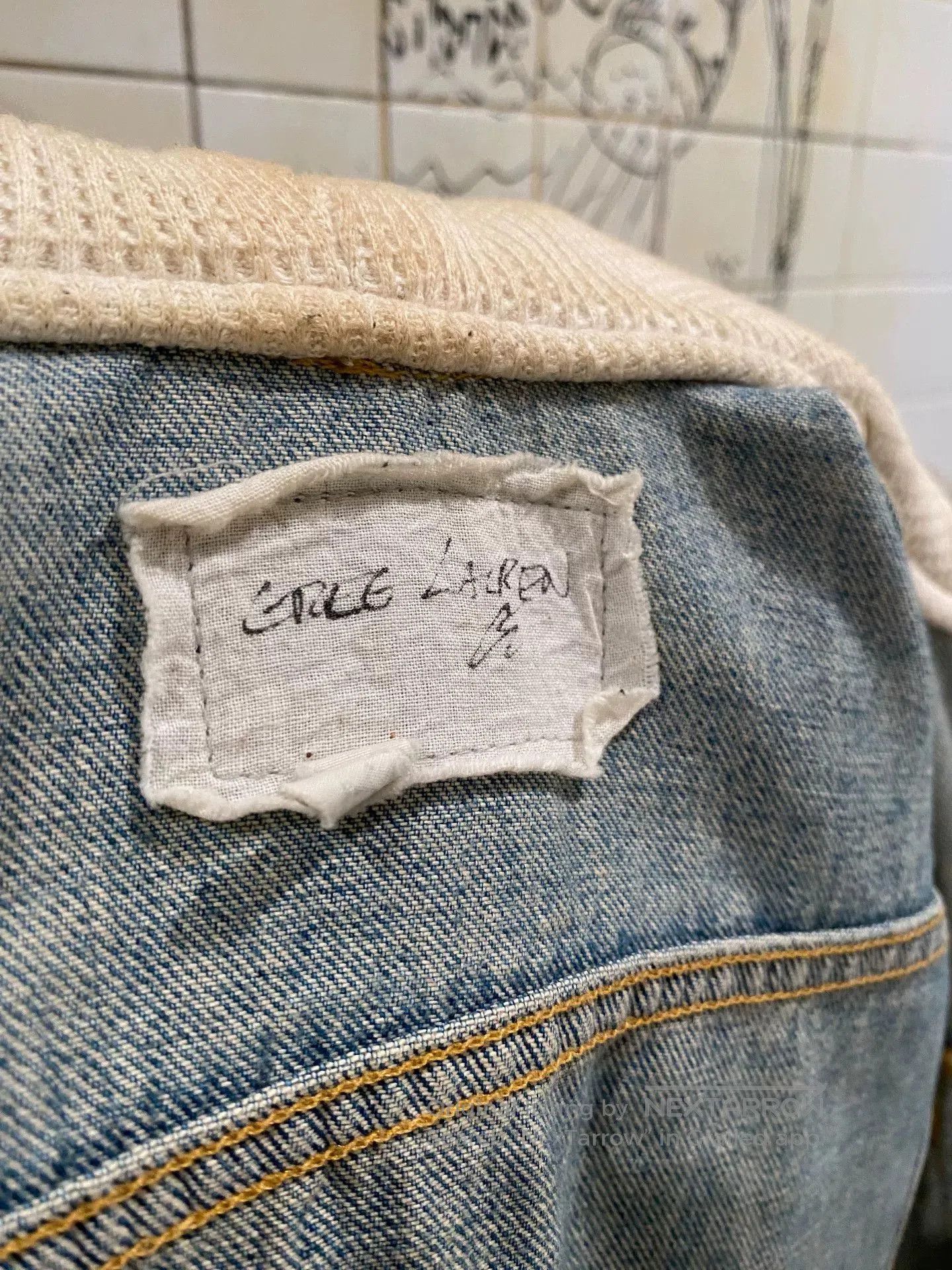 Greg Lauren Greg Lauren Layered Hooded Denim Jacket. Size US M / EU 48-50 / 2 - 6 Thumbnail