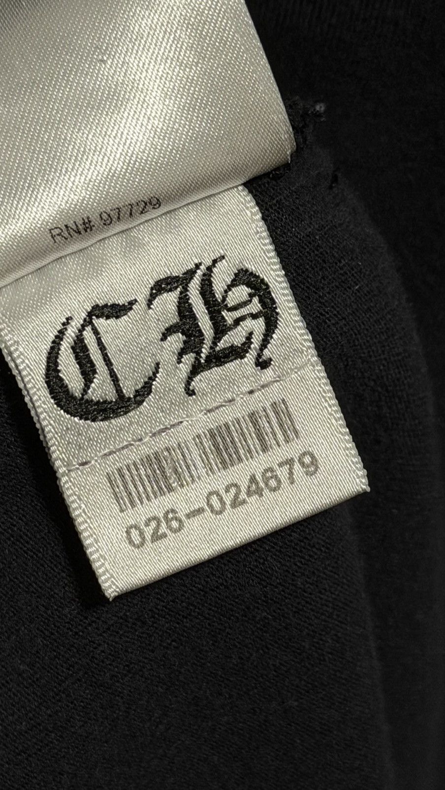 Chrome Hearts Chrome Hearts T-Bar Logo Tee Size US S / EU 44-46 / 1 - 4 Thumbnail