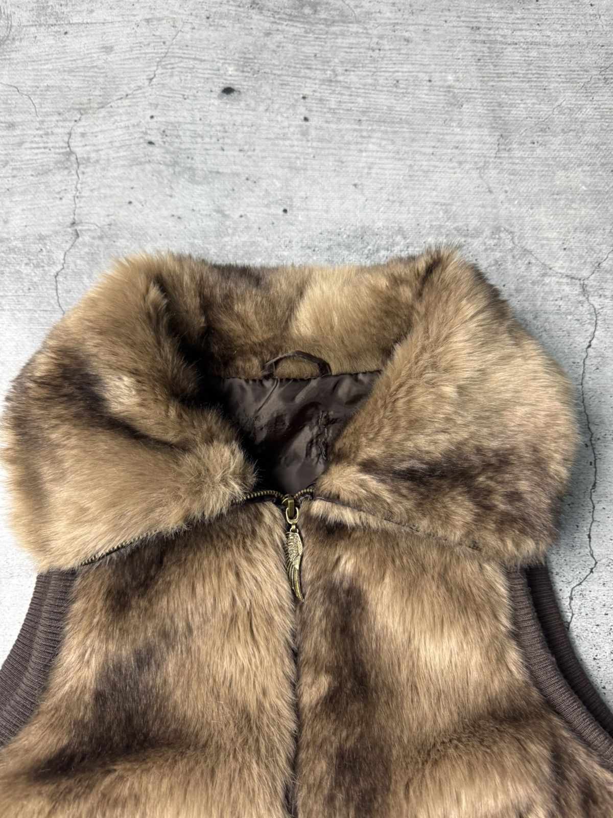 If Six Was Nine Y2K Vintage Faux Fur Vest Hysteric Glamour Style Size S / US 4 / IT 40 - 3 Thumbnail