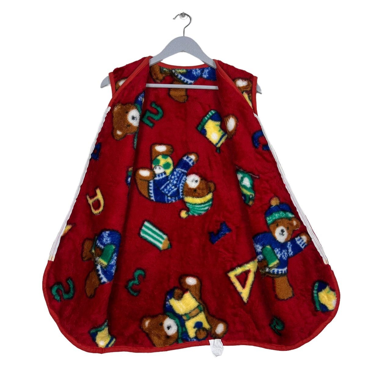 Japanese Brand 🔥 BEAR DEEP PILE FLEECE TANK TOP JACKET Size US M / EU 48-50 / 2 - 12 Thumbnail
