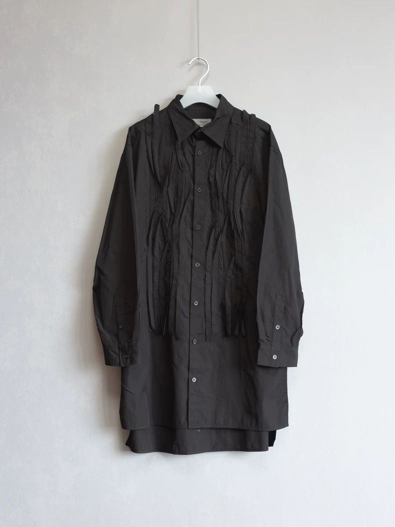 Yohji Yamamoto Yohji Yamamoto 24AW pleated shirt Size US L / EU 52-54 / 3 - 1 Thumbnail