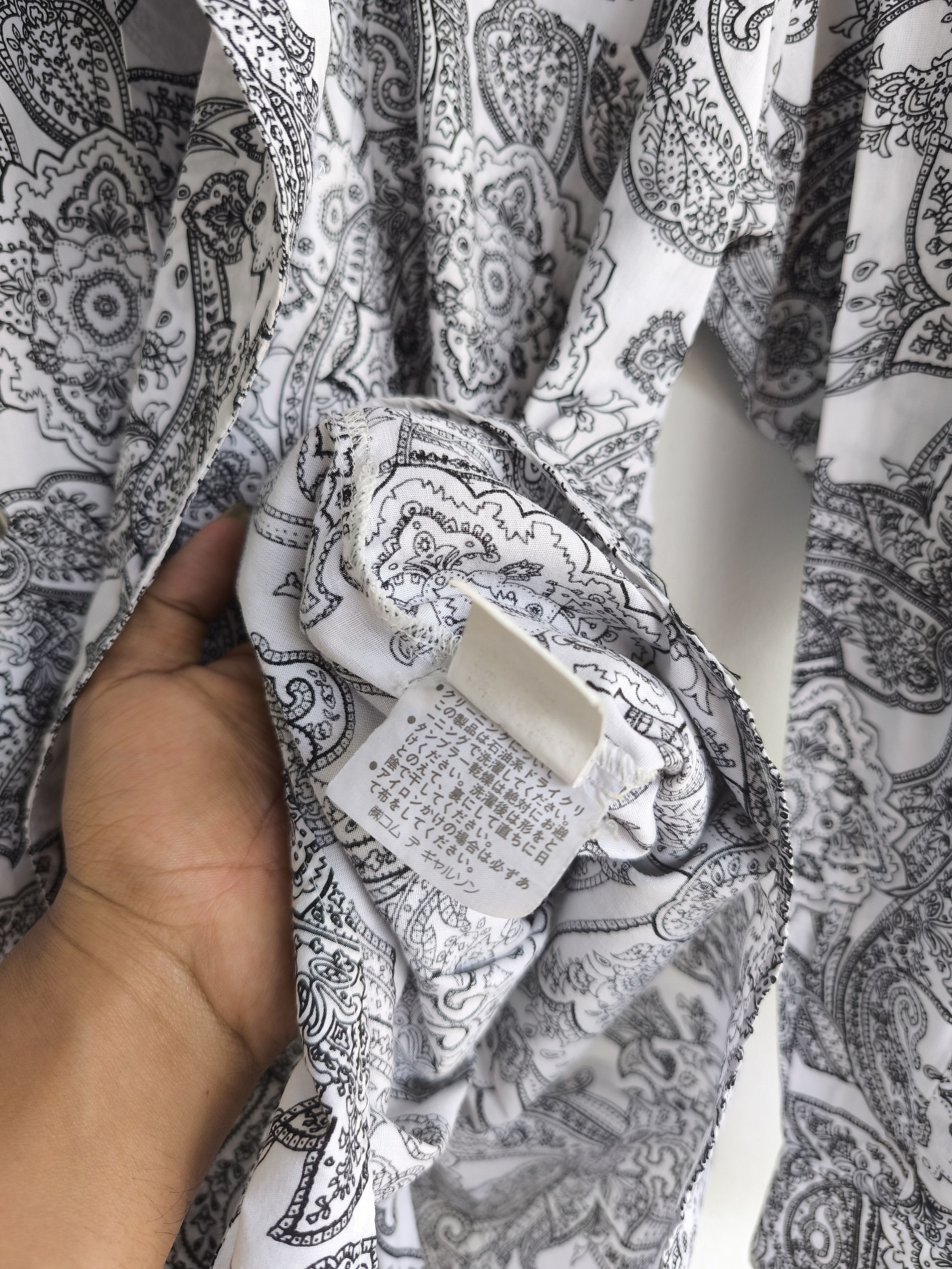 Comme des Garcons 90s Comme des Garcons Homme Paisley Size US XL / EU 56 / 4 - 10 Thumbnail