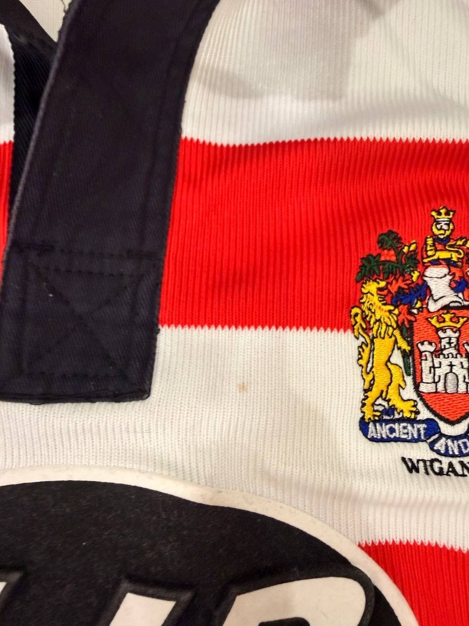Daniel Patrick Wigan Warriors Rugby home shirt jersey PATRICK 2003/04 Size US XL / EU 56 / 4 - 4 Thumbnail