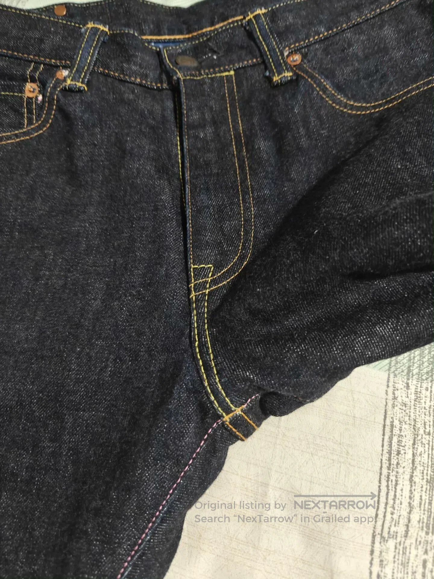 Momotaro Jeans Momotaro Jeans 14.7oz Slim Tapered Zipper. Size US 31 - 4 Thumbnail