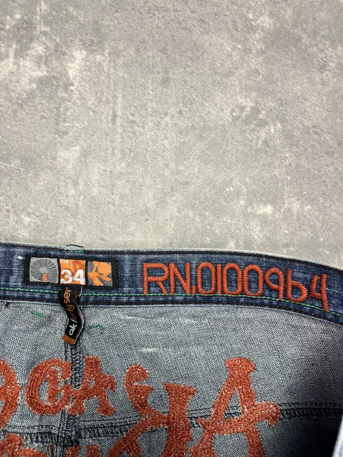 Akademiks Akademiks Big Logo Spellout Cyber Denim Shorts Jorts 34 Size US 34 / EU 50 - 7 Thumbnail