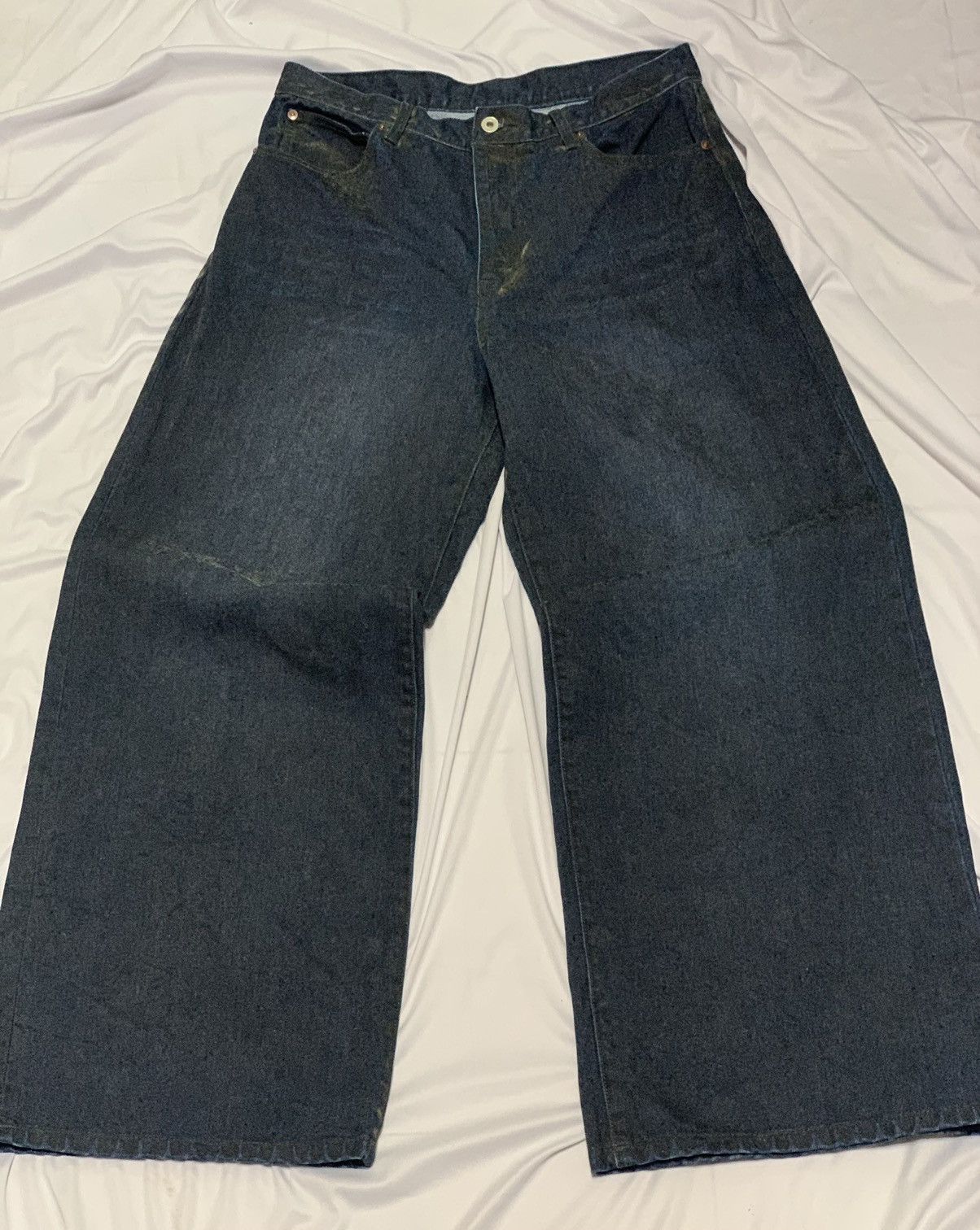 Journal Standard Journal Standard Loose Jeans Wide Leg Baggy Jeans Hip Hop Size US 33 - 1 Thumbnail