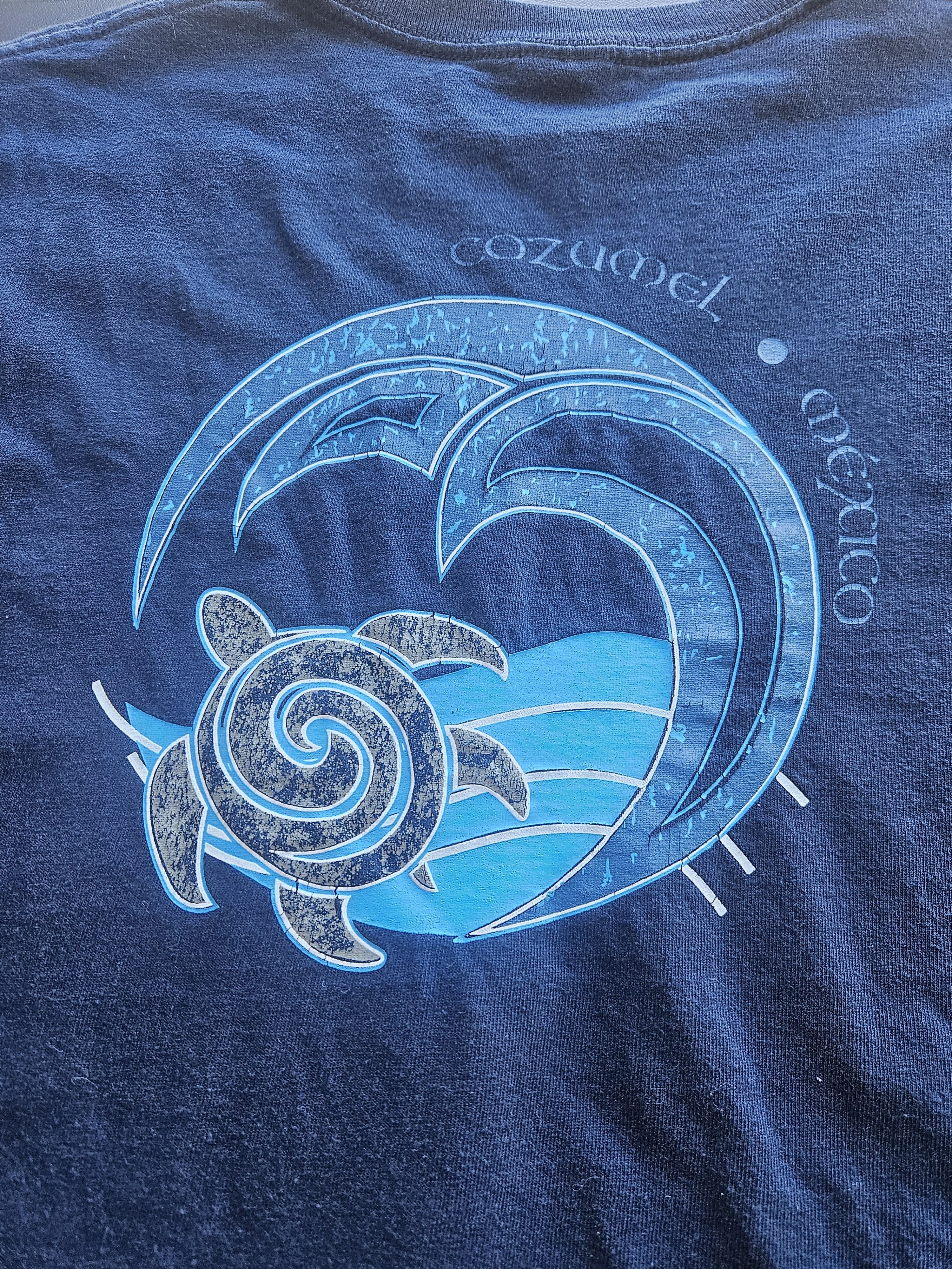 Other Cozumel Mexico Turtle & Moon Vintage Yazbek Surf Tee Size US XXL / EU 58 / 5 - 3 Thumbnail