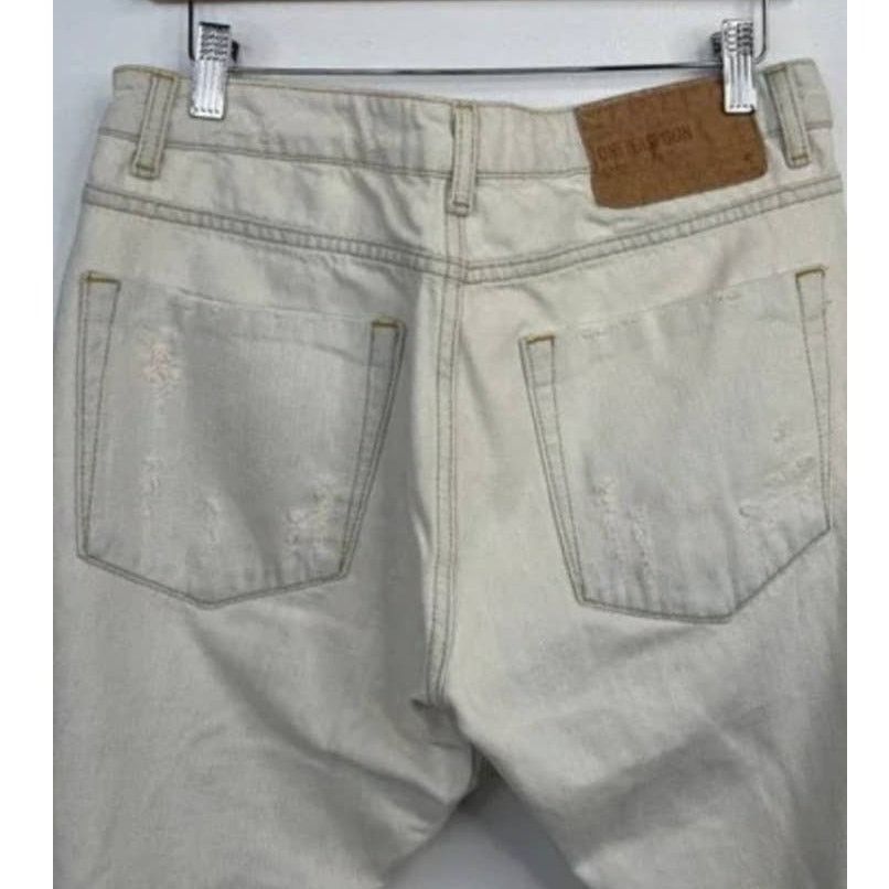 One Teaspoon New ONE TEASPOON Brando Saints Destroyed Denim Jeans $178 26 Size 26" / US 2 / IT 38 - 7 Thumbnail