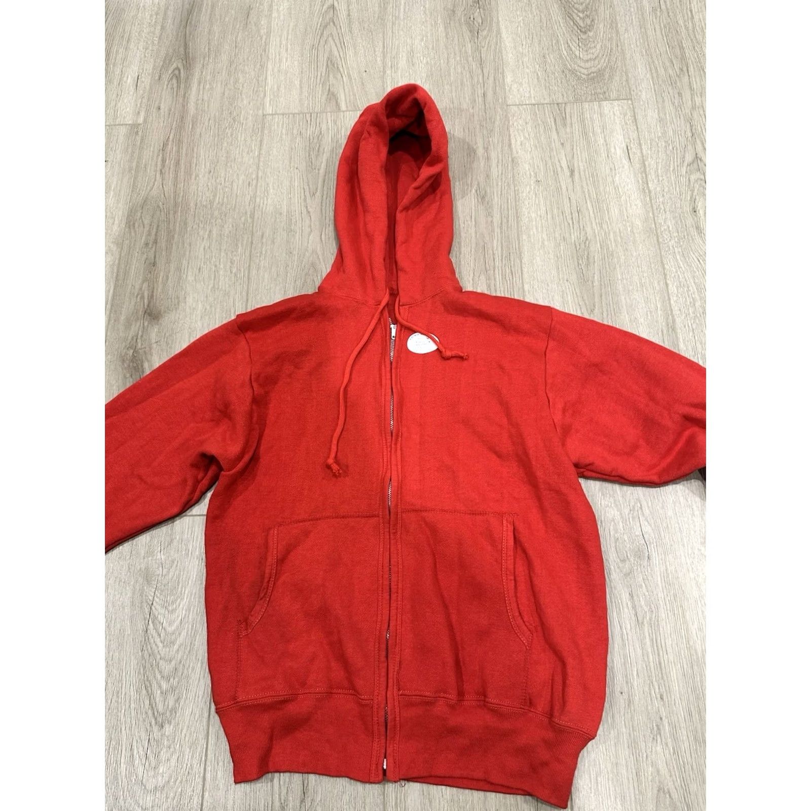 Vintage VINTAGE NWT Red 60s Zip Up Hoodie Men's M Made In USA Vintage Zip Up Hoodie Regular Fit Mens Size US M / EU 48-50 / 2 - 3 Thumbnail