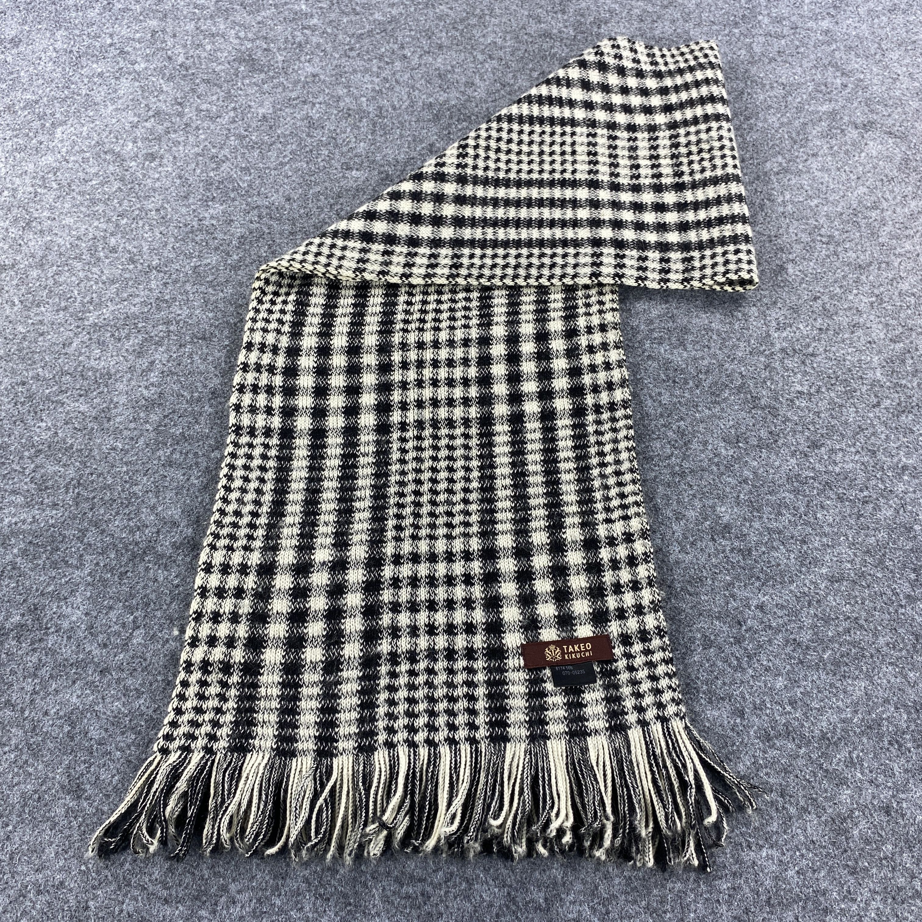 Takeo Kikuchi × Vintage Takeo Kikuchi Scarf # Muffler # Neckwear # D430 Size ONE SIZE - 4 Thumbnail