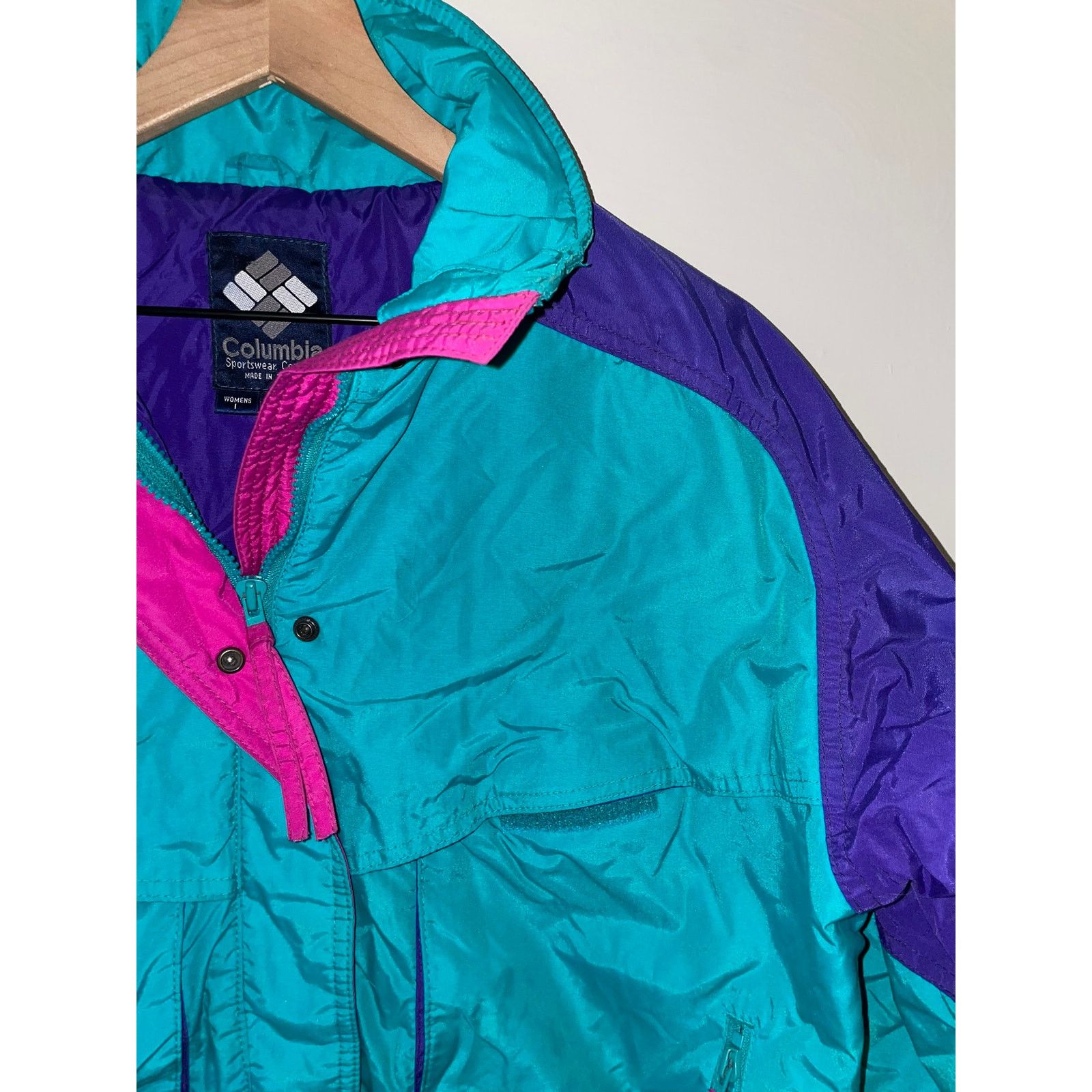 Columbia Womens Columbia Radial Sleeve Jacket Powder Keg Winter Coat Size M / US 6-8 / IT 42-44 - 3 Thumbnail