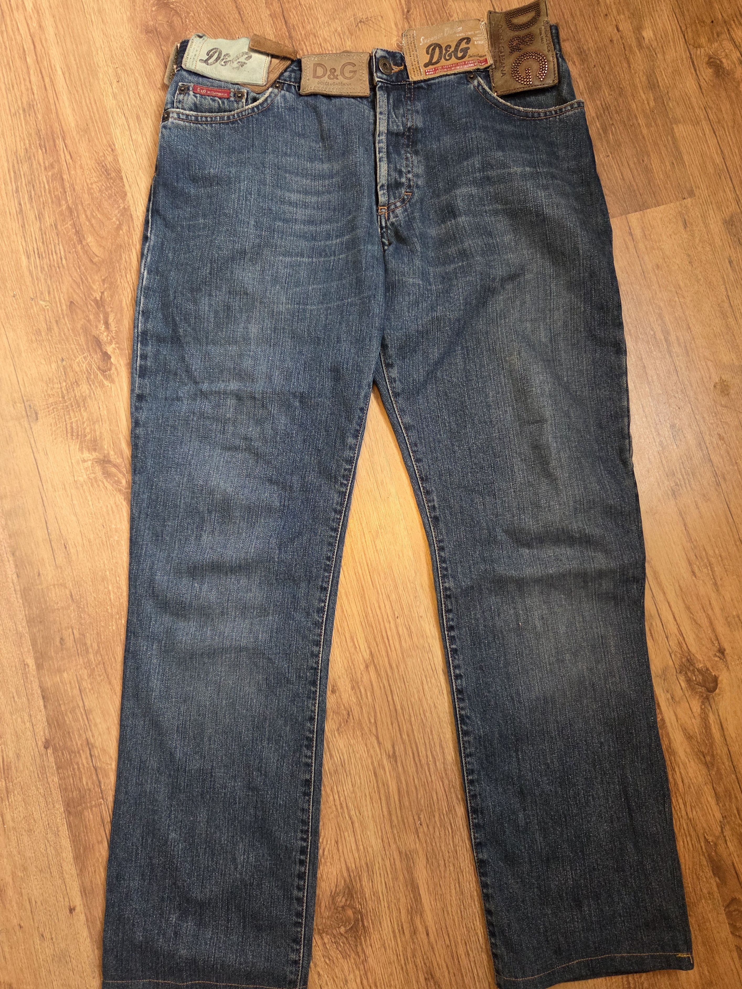 Dolce & Gabbana Dolce & Gabbana leather patches jeans Size US 30 / EU 46 - 3 Thumbnail