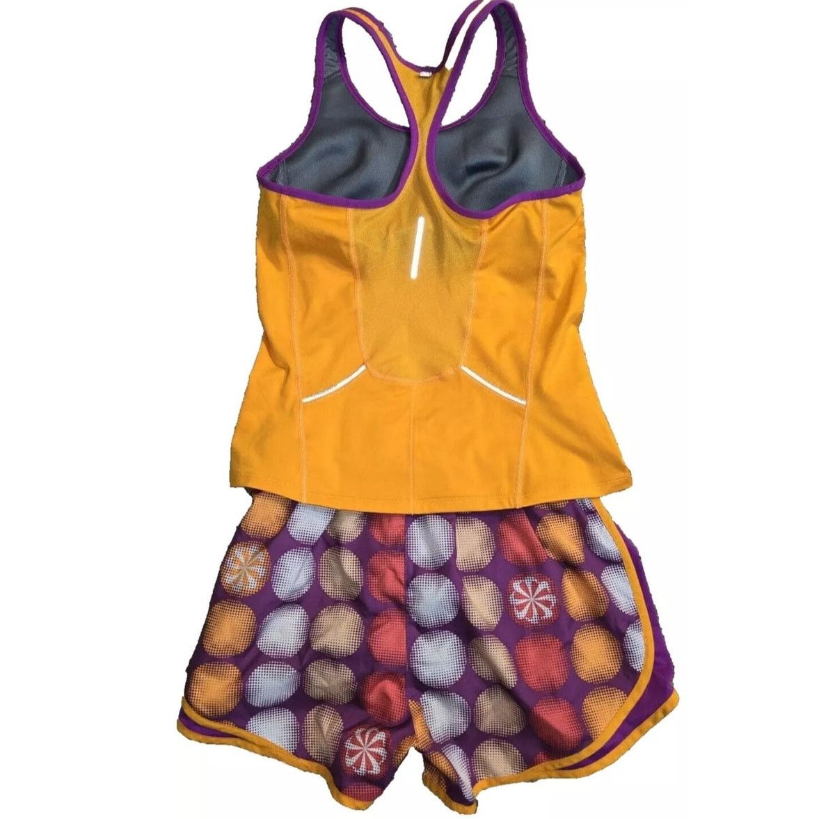Nike 2Pc Set Nike Dri-FIT Tempo Shorts M Racerback Bra Tank Top S Size 29" - 2 Thumbnail