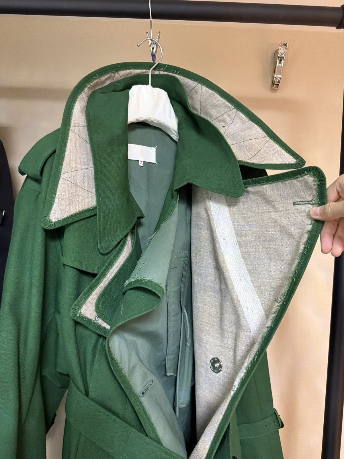Maison Margiela Maison Margiela FW20 Co-Ed deconstructed double layer coat Size US S / EU 44-46 / 1 - 8 Thumbnail