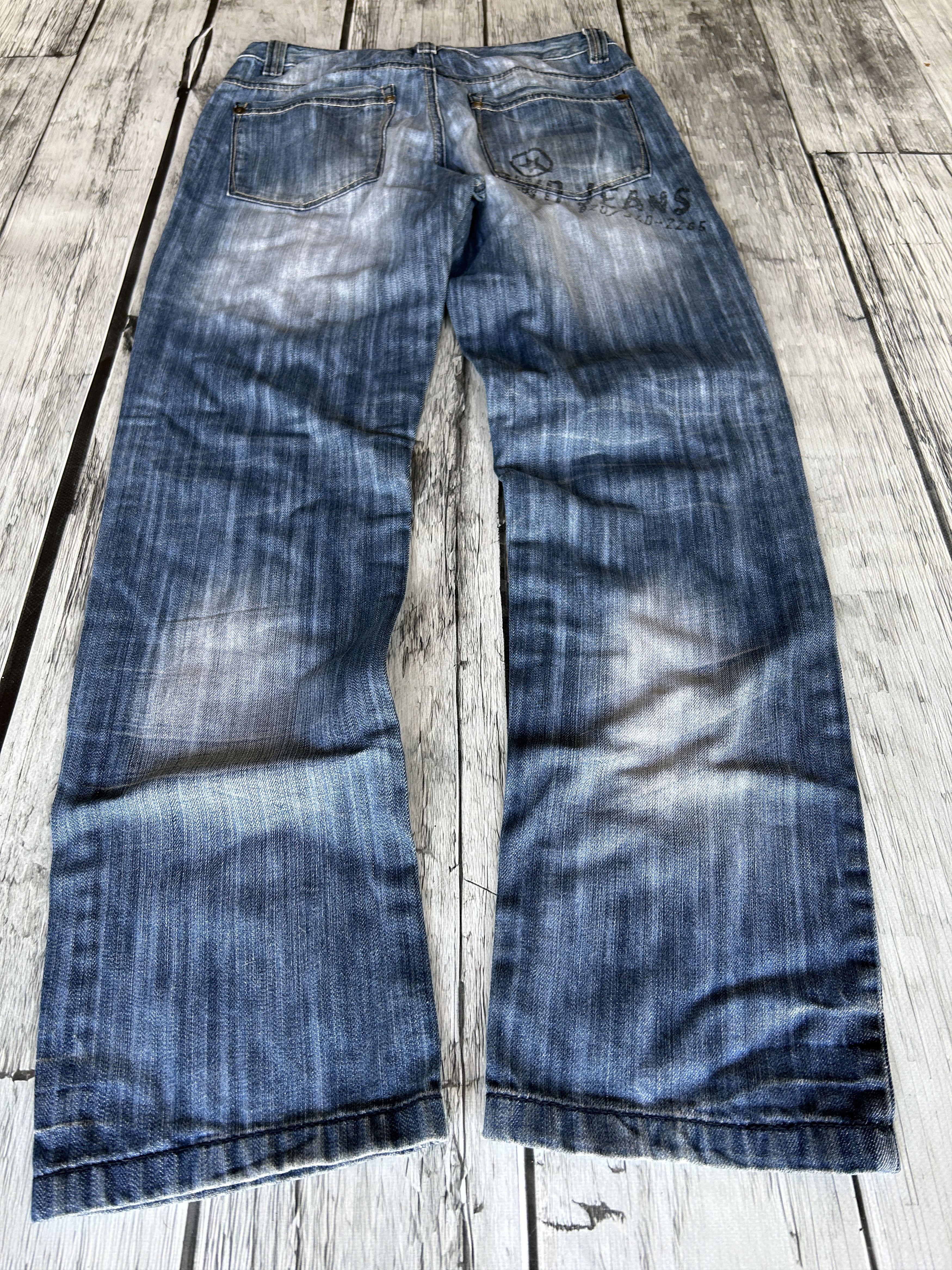 Hysteric Glamour × Japanese Brand Vintage Rick Owens Junya Watanabe Style Distressed Jeans Size US 32 / EU 48 - 4 Thumbnail