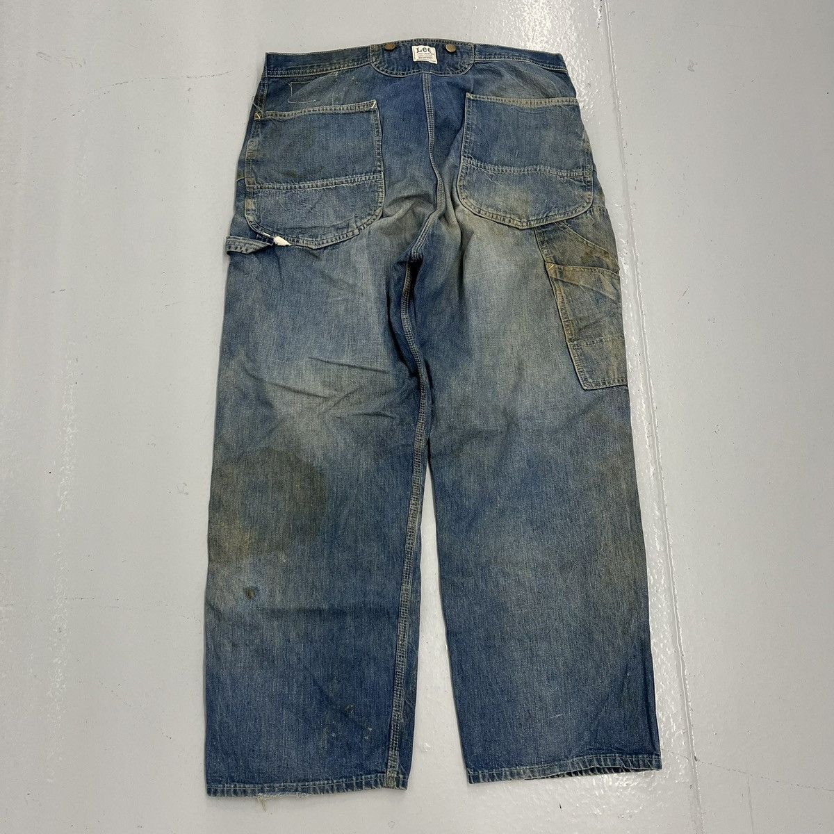 Lee Vintage 50s Lee Union Made Jelt Sanforized Overalls 36x29 Size US 36 / EU 52 - 4 Thumbnail