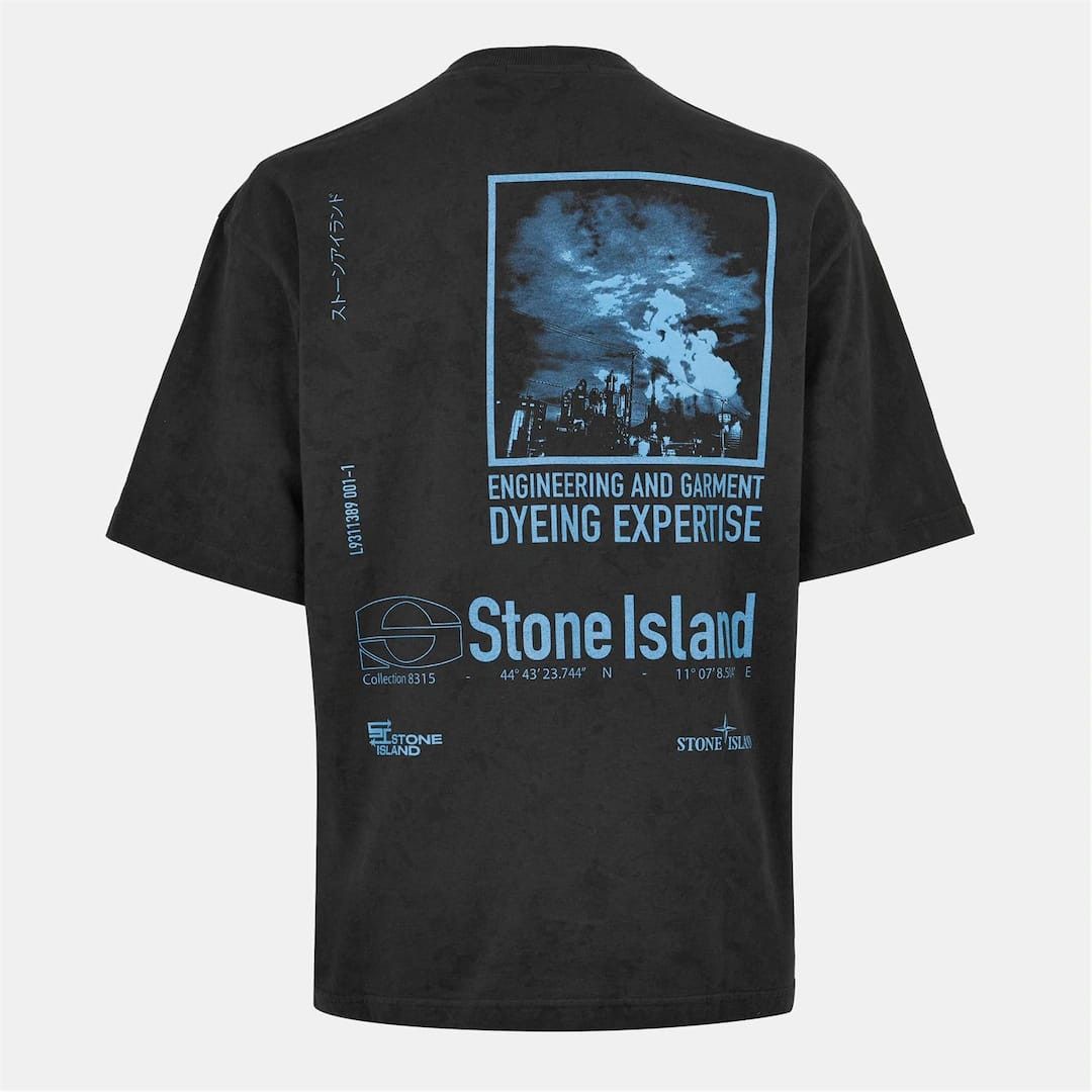 Stone Island o1g2r1mq0526 Dial Oversized T-Shirt in Nero Size US S / EU 44-46 / 1 - 2 Thumbnail