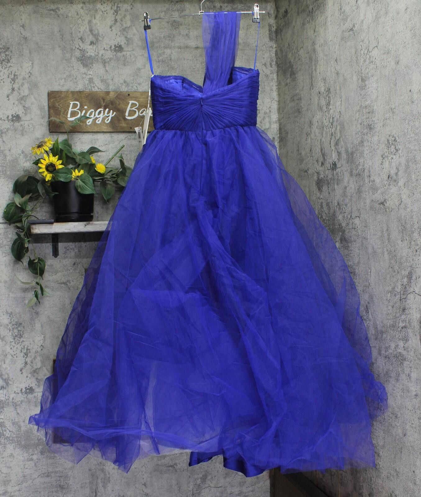 Other Mac Duggal Off The Shoulder Bustier Ball Gown Cobalt Blue 6 Size M / US 6-8 / IT 42-44 - 2 Thumbnail