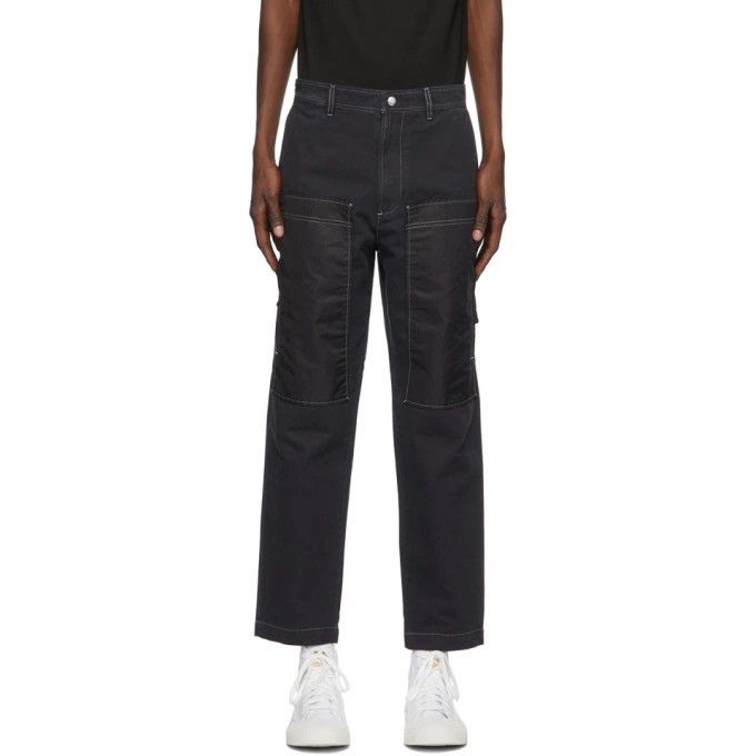 Diesel Black Twill P-Trent Trousers Size US 32 / EU 48 - 3 Thumbnail