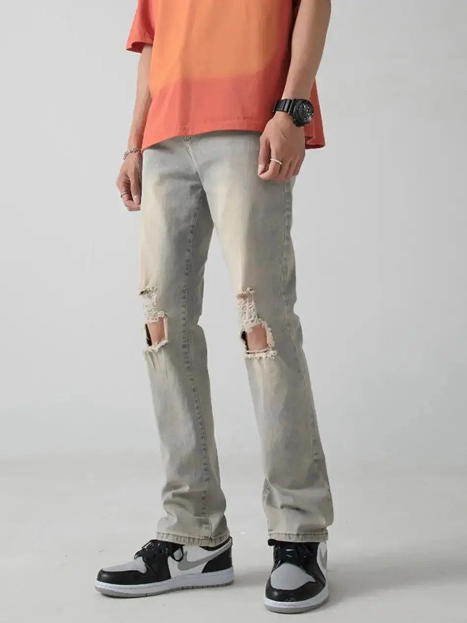 Japanese Brand Hip hop washed distressed jeans Size US 30 / EU 46 - 5 Thumbnail