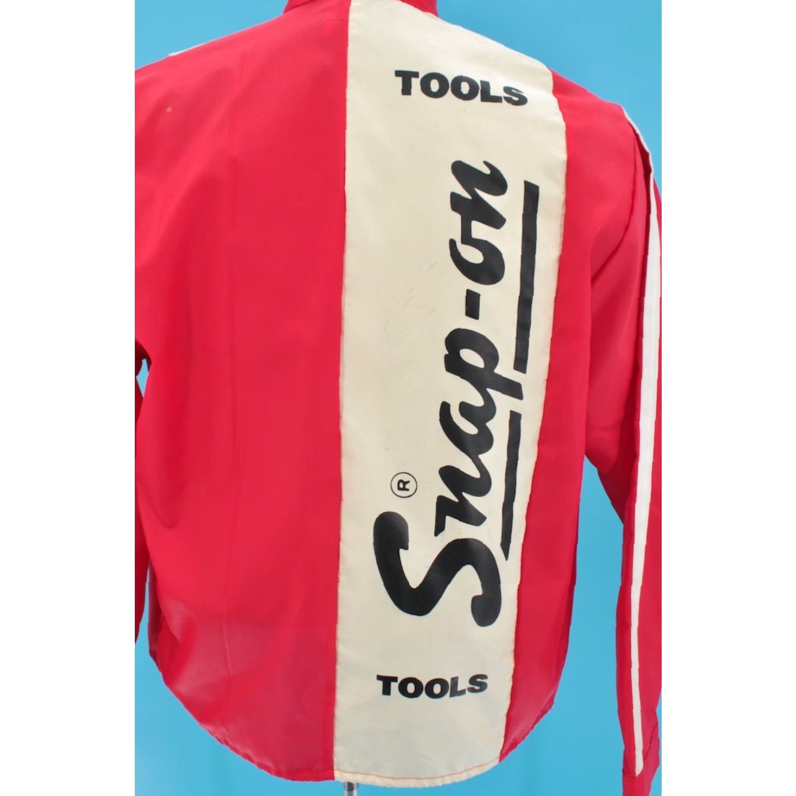 Vintage Men's Snap-On Tools VTG 60s 70s Red Nylon Racing Jacket Sz M 1960s 1970s Snap On Jacket Racing Red Nylon M Mens Size US M / EU 48-50 / 2 - 7 Thumbnail