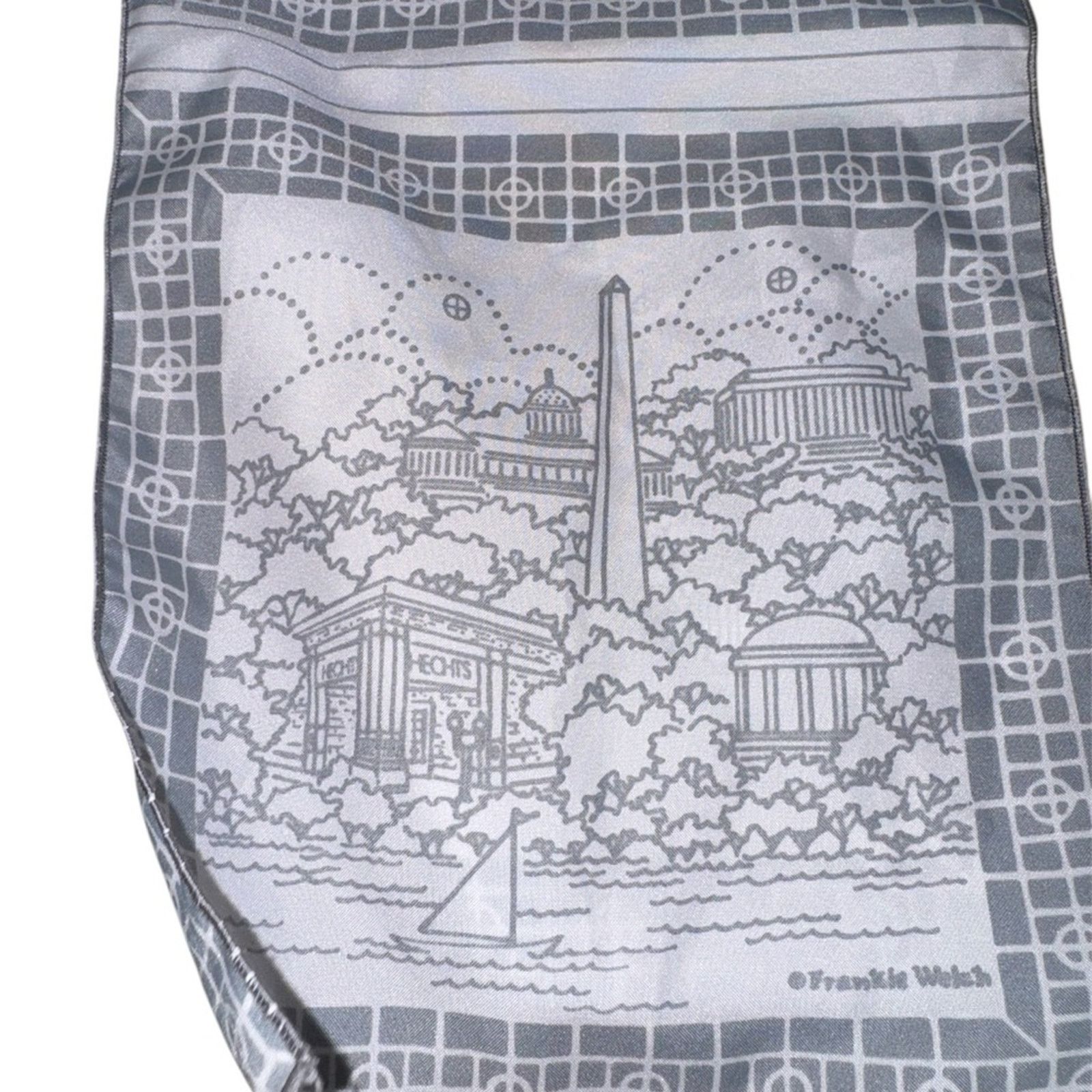 NBDN Nobrandedon VTG Frankie Welch Alexandria VA/Washinton DC city scarf Size ONE SIZE - 2 Thumbnail