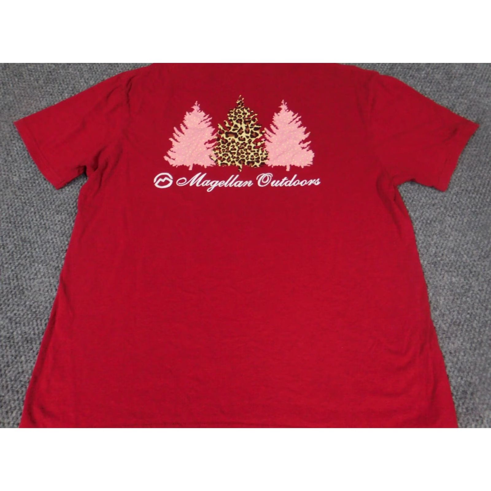 Vintage Magellan Shirt T-Shirt XL Men Red Cotton Knit Short Sleeve Crew Neck Logo Size US XL / EU 56 / 4 - 6 Thumbnail