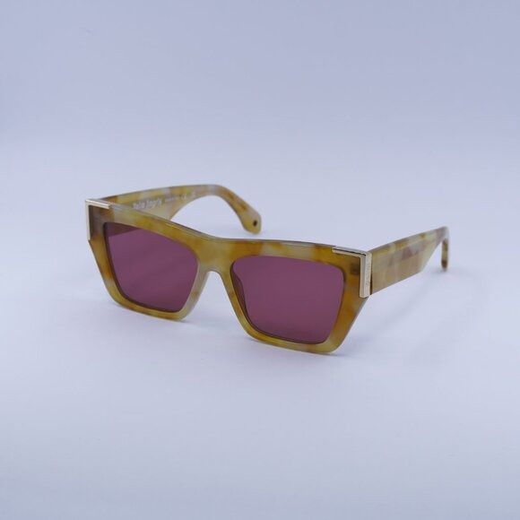 Palm Angels Palm Angels PERI099 HOLLYWOOD 1925 Sunglasses Havana Cat Eye Size ONE SIZE - 5 Thumbnail