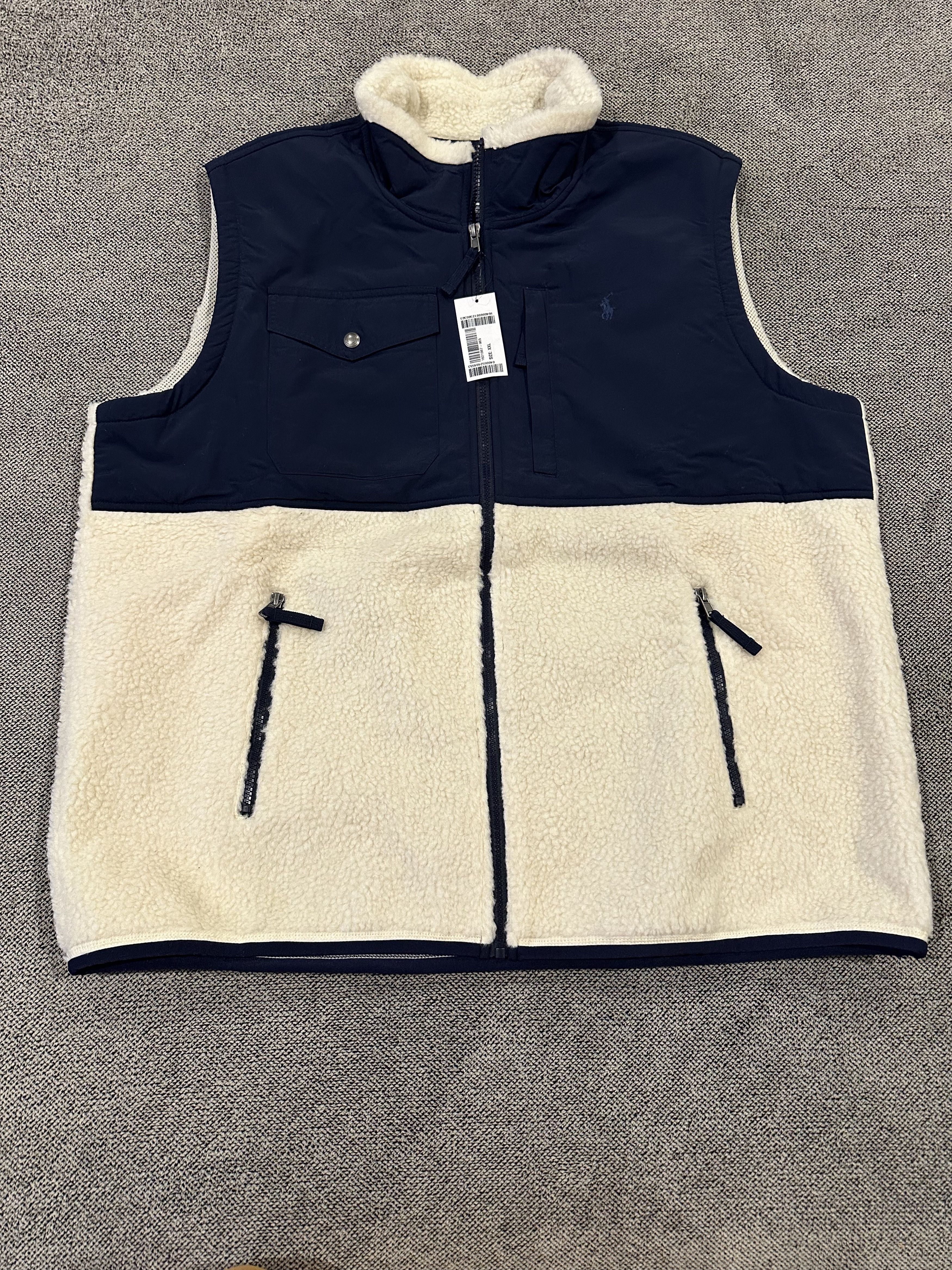 POLO RALPH LAUREN Logo-Embroidered Shell Gilet $175 Size 2XL