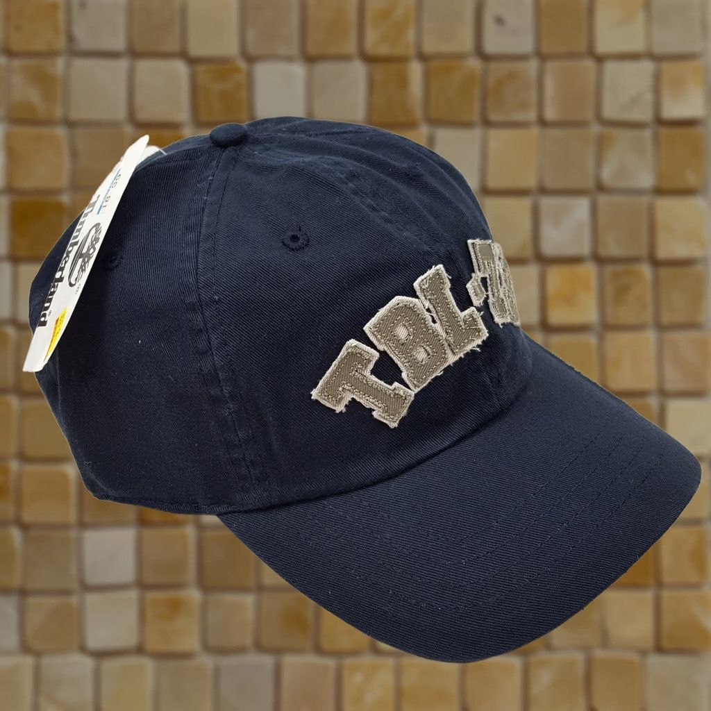 Timberland VINTAGE Timberland 73 Logo Outdoor Navy Blue Hat Baseball Dad Cap Hiking Mens Adjustable Cap Size ONE SIZE - 1 Thumbnail
