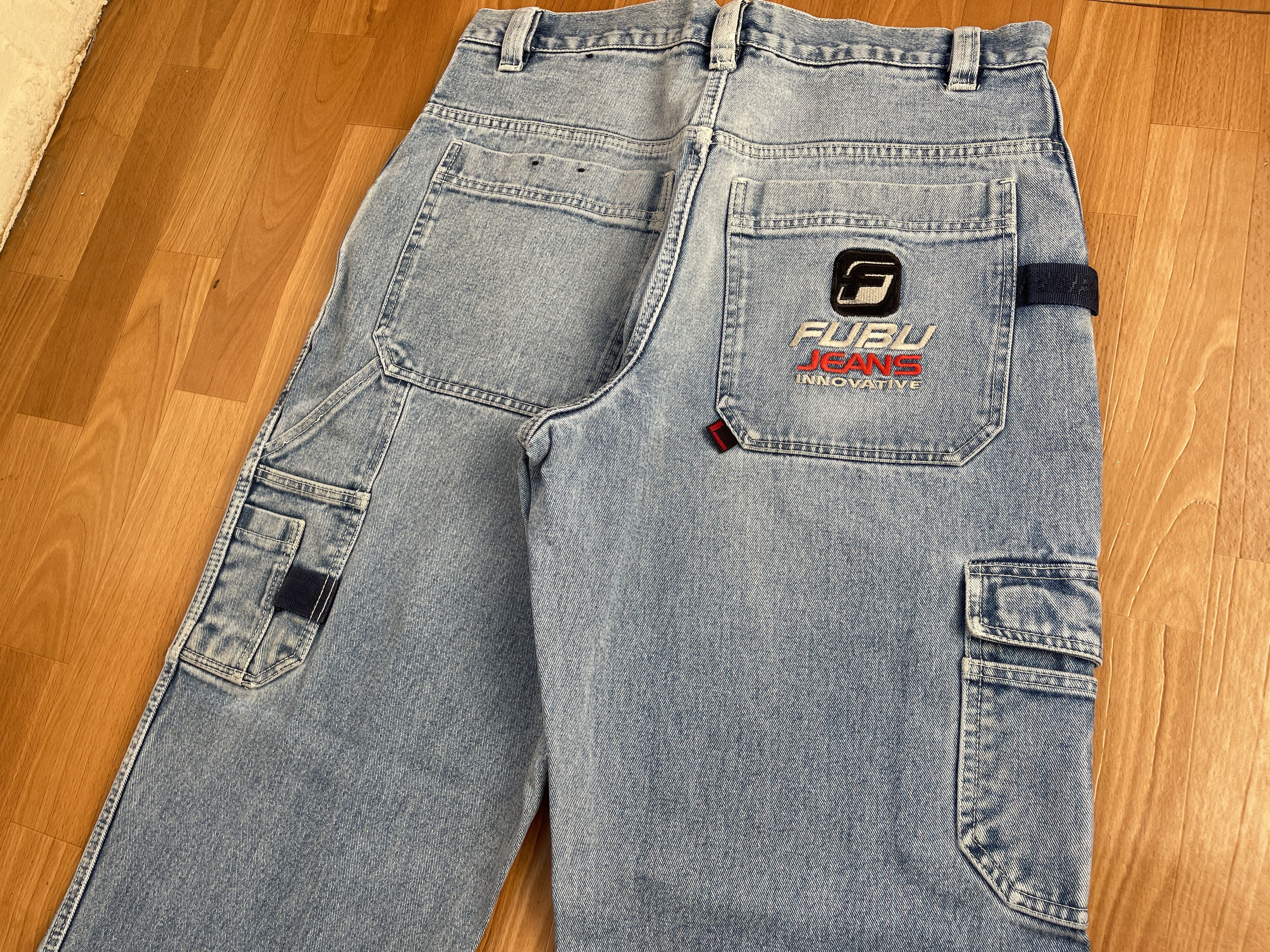 Fubu FUBU jeans, vintage baggy jeans, 90s hip hop skater Y2K 36 Size US 36 / EU 52 - 5 Thumbnail