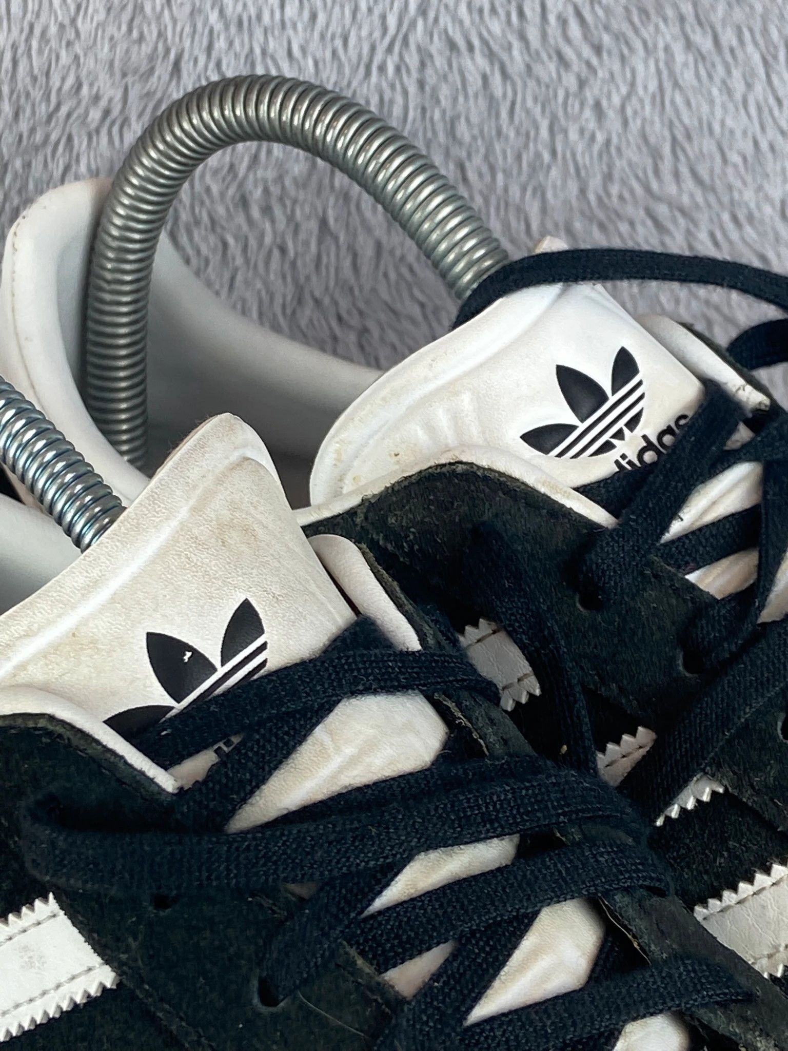 Adidas Adidas Gazelle sneakers black white retro vintage streetwear Size US 5 / EU 37 - 7 Thumbnail
