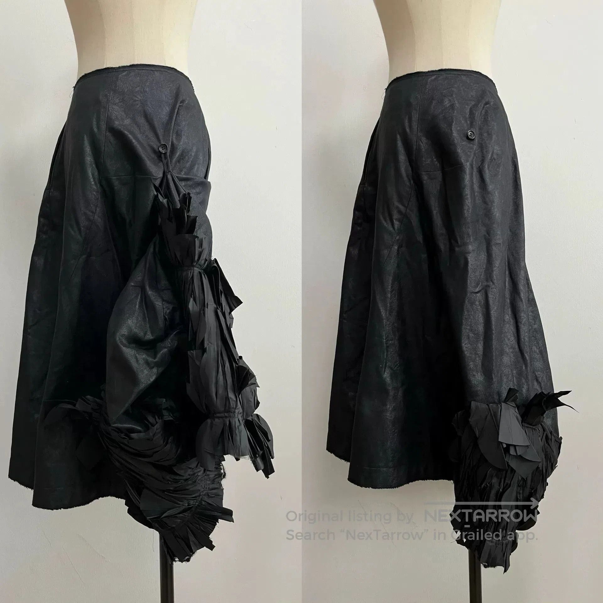 Rei Kawakubo Comme des Garçons 2004AD Floral Skirt. Size 37" - 2 Thumbnail