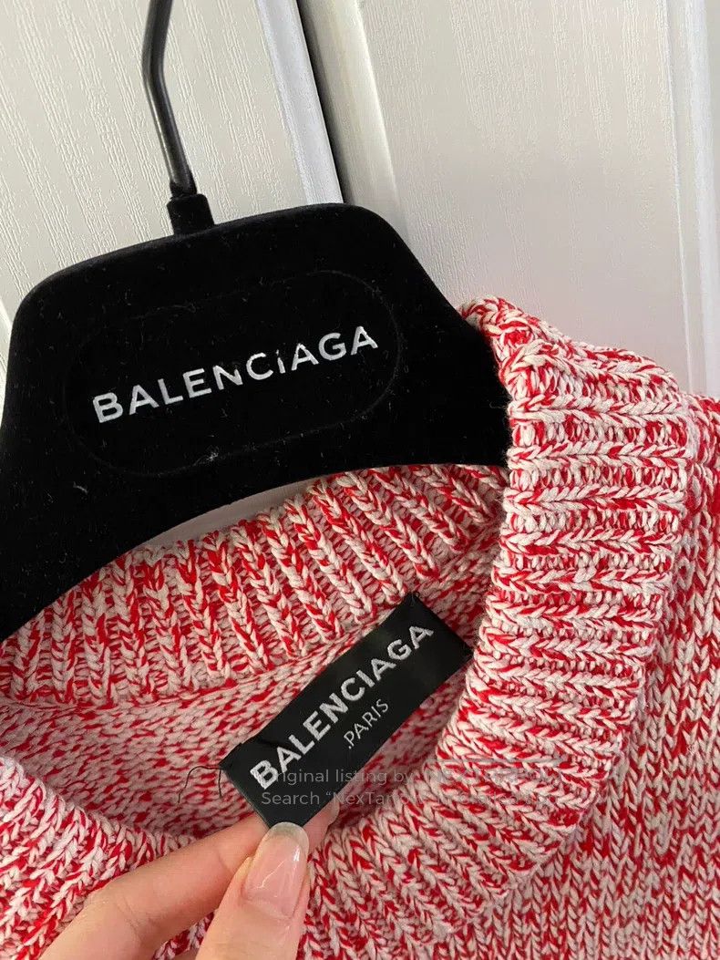 Balenciaga Balenciaga Sweater Size US L / EU 52-54 / 3 - 3 Thumbnail