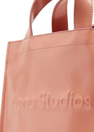 Acne Studios o1y0725 Size : OS / Logo Handbag in Salmon Pink Size ONE SIZE - 3 Thumbnail