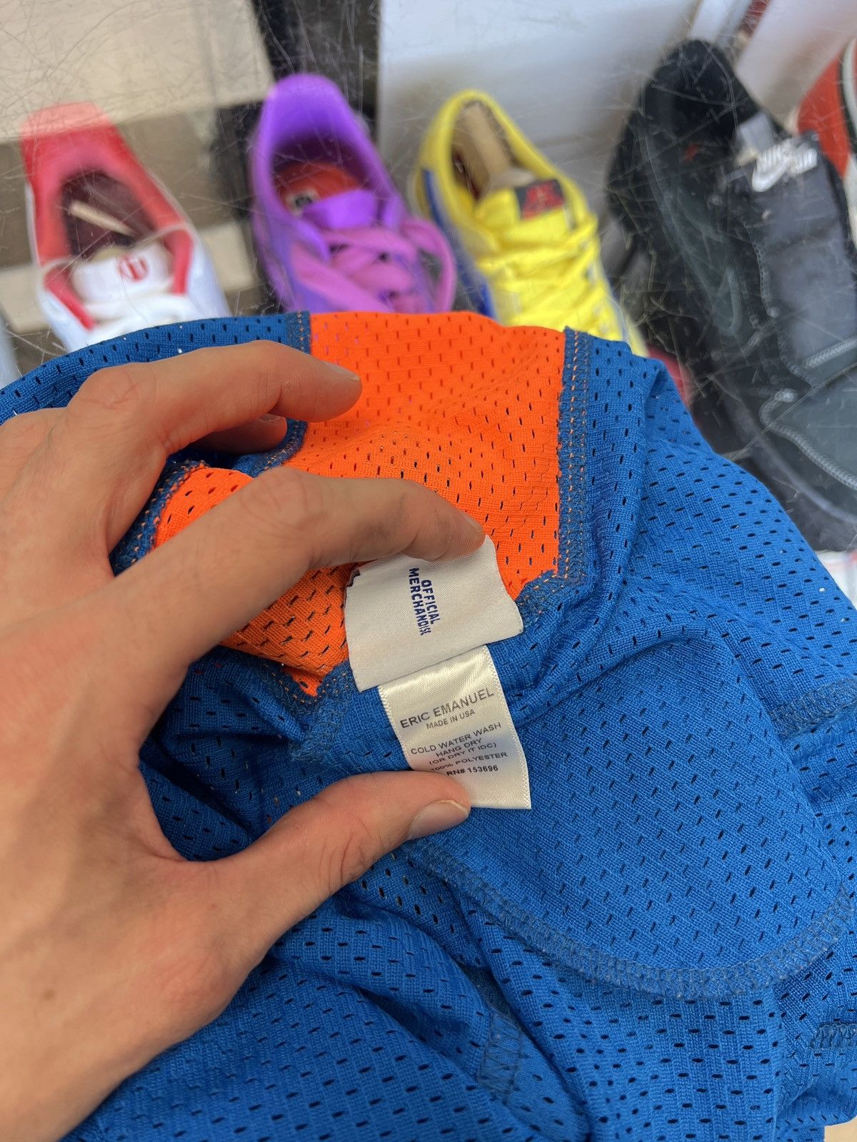 Eric Emanuel Eric Emanuel Basic Shorts Knicks Lightning Bolt Size US 32 / EU 48 - 5 Thumbnail