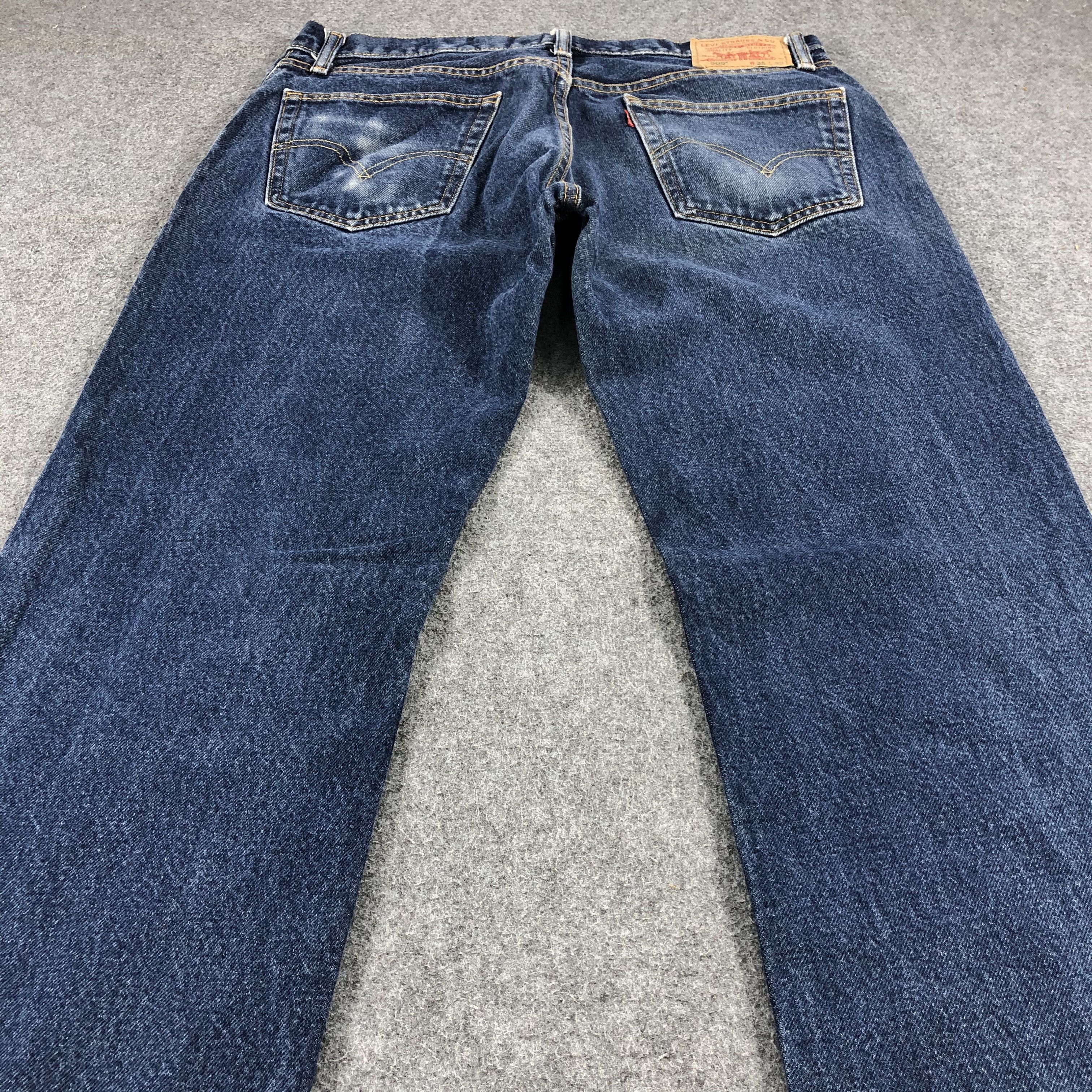 Levi's Faded Blue Vintage Levis 505 Jeans Straight Denim-J1055 Size US 35 - 4 Thumbnail