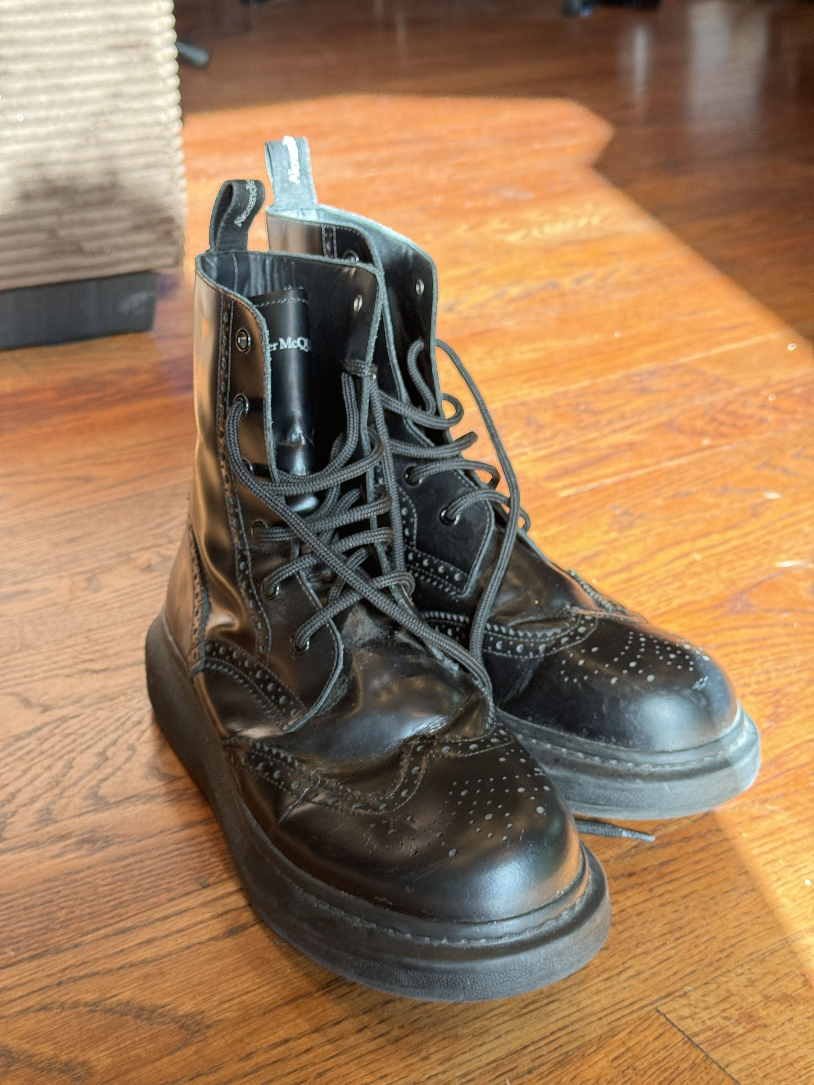 Alexander McQueen Alexander McQueen Hybrid Brogue Boots Size US 12 / EU 45 - 1 Thumbnail