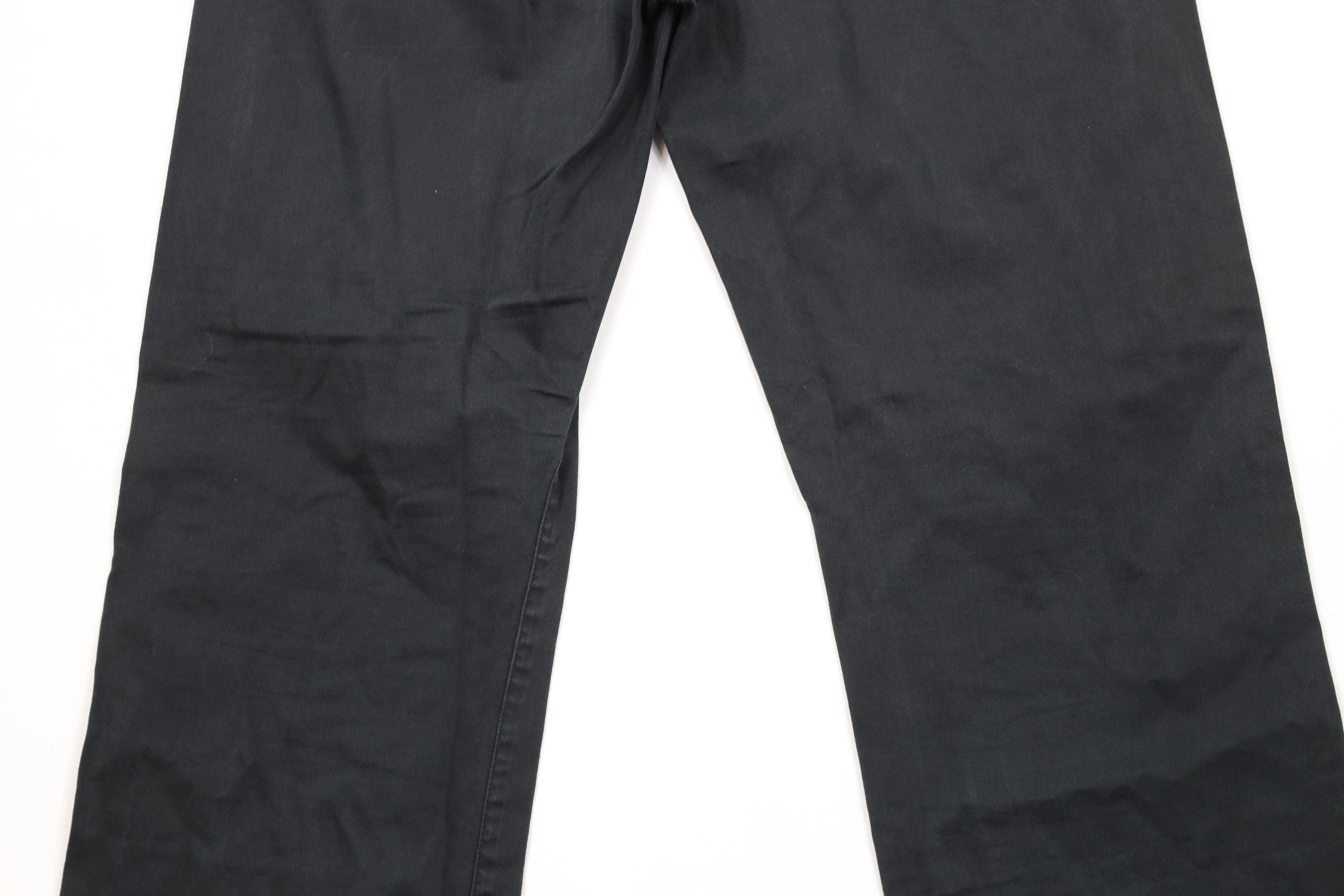 Armani Exchange × Vintage Vintage Armani Exchange Spell Stretch Wide Leg Pants Black Size US 36 / EU 52 - 12 Thumbnail