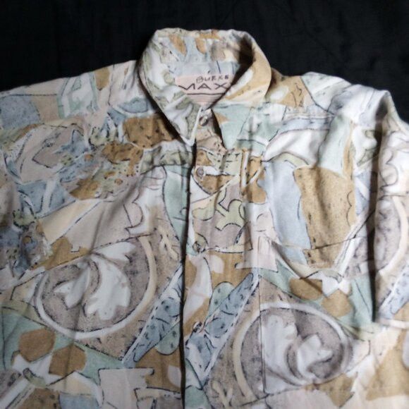 Other Vintage Maxx FM Abstract Geometric Button Shirt Size US M / EU 48-50 / 2 - 1 Thumbnail