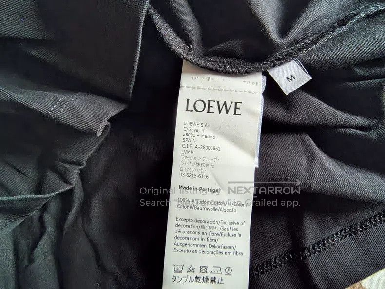 Loewe Loewe Men's Cotton T-Shirt, Black Size US M / EU 48-50 / 2 - 4 Thumbnail