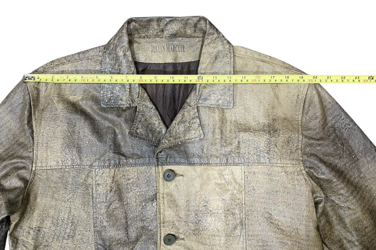 Other Rare Leather JULIAN MARCUIR Button Jacket Size US L / EU 52-54 / 3 - 12 Thumbnail