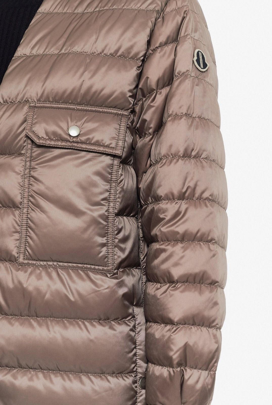 Moncler × Rick Owens Last Rick Owens x Moncler Webbing Trimmed Quilted Jacket Size XS / US 0-2 / IT 36-38 - 10 Thumbnail
