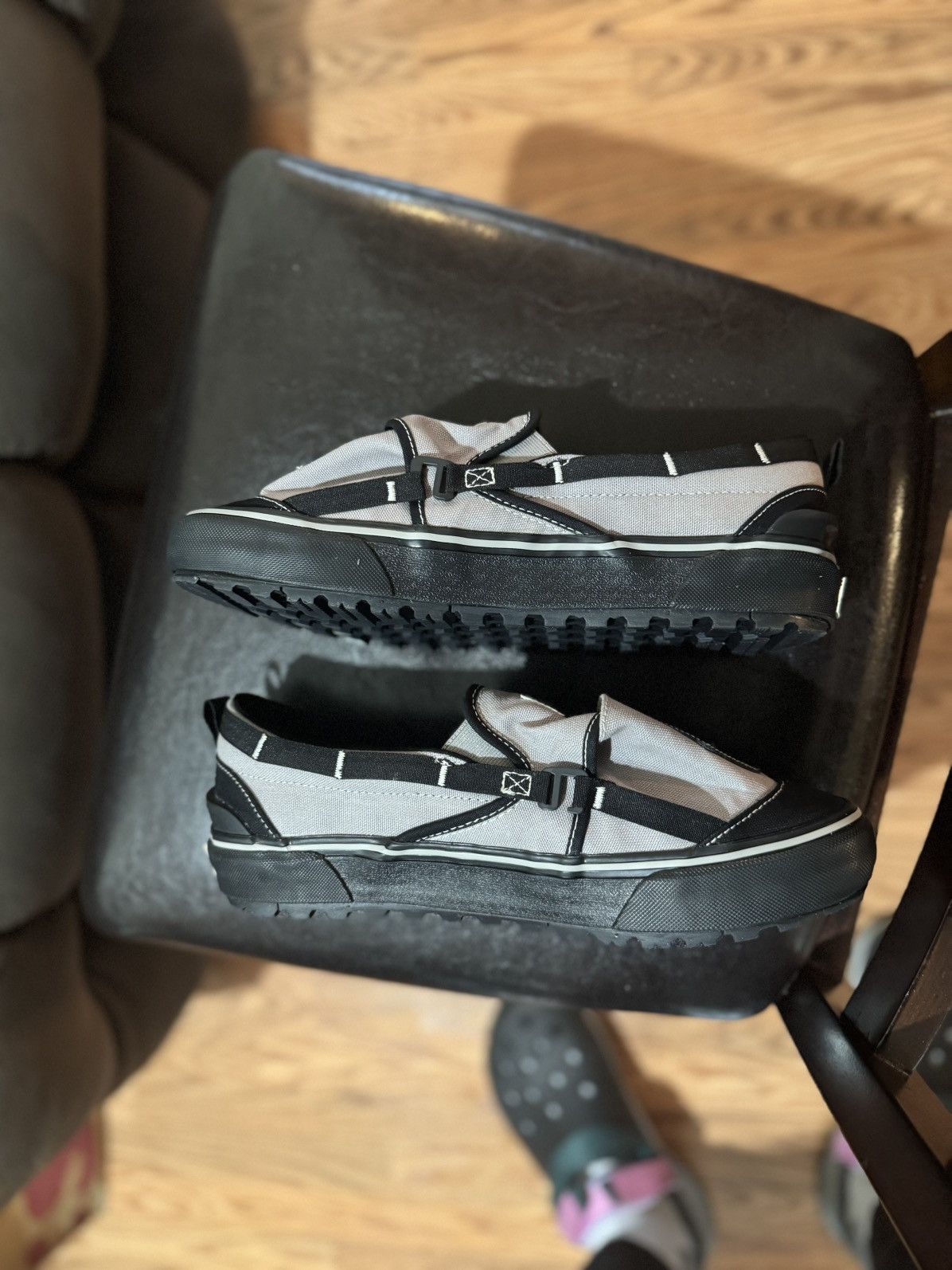 Vans Nicole McLaughlin Grey/black van slip ons COLLAB Size US 10 / EU 43 - 7 Thumbnail