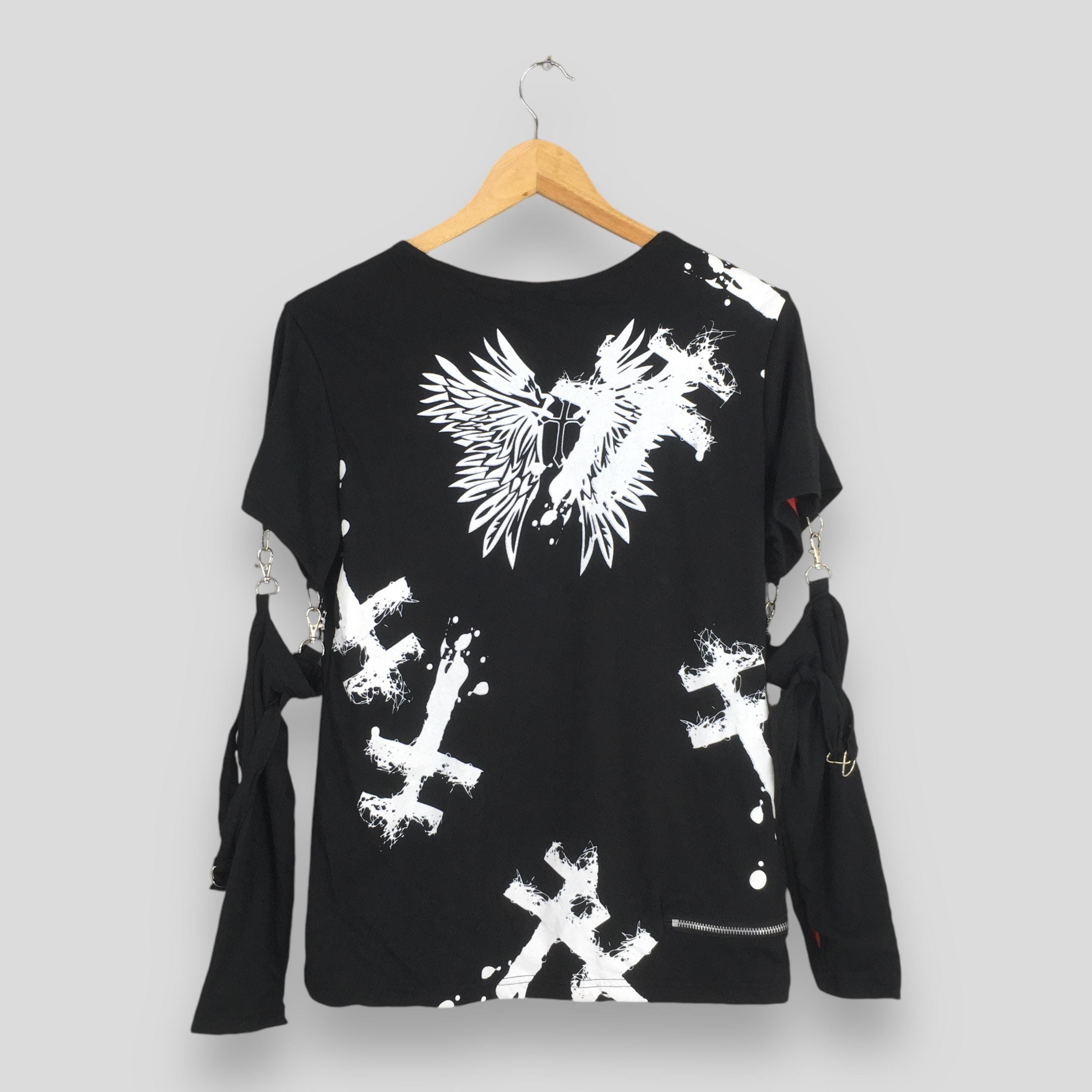 Japanese Brand Prive Joke Japanese Seditionaries Black Distressed Tshirt M Size M / US 6-8 / IT 42-44 - 8 Thumbnail