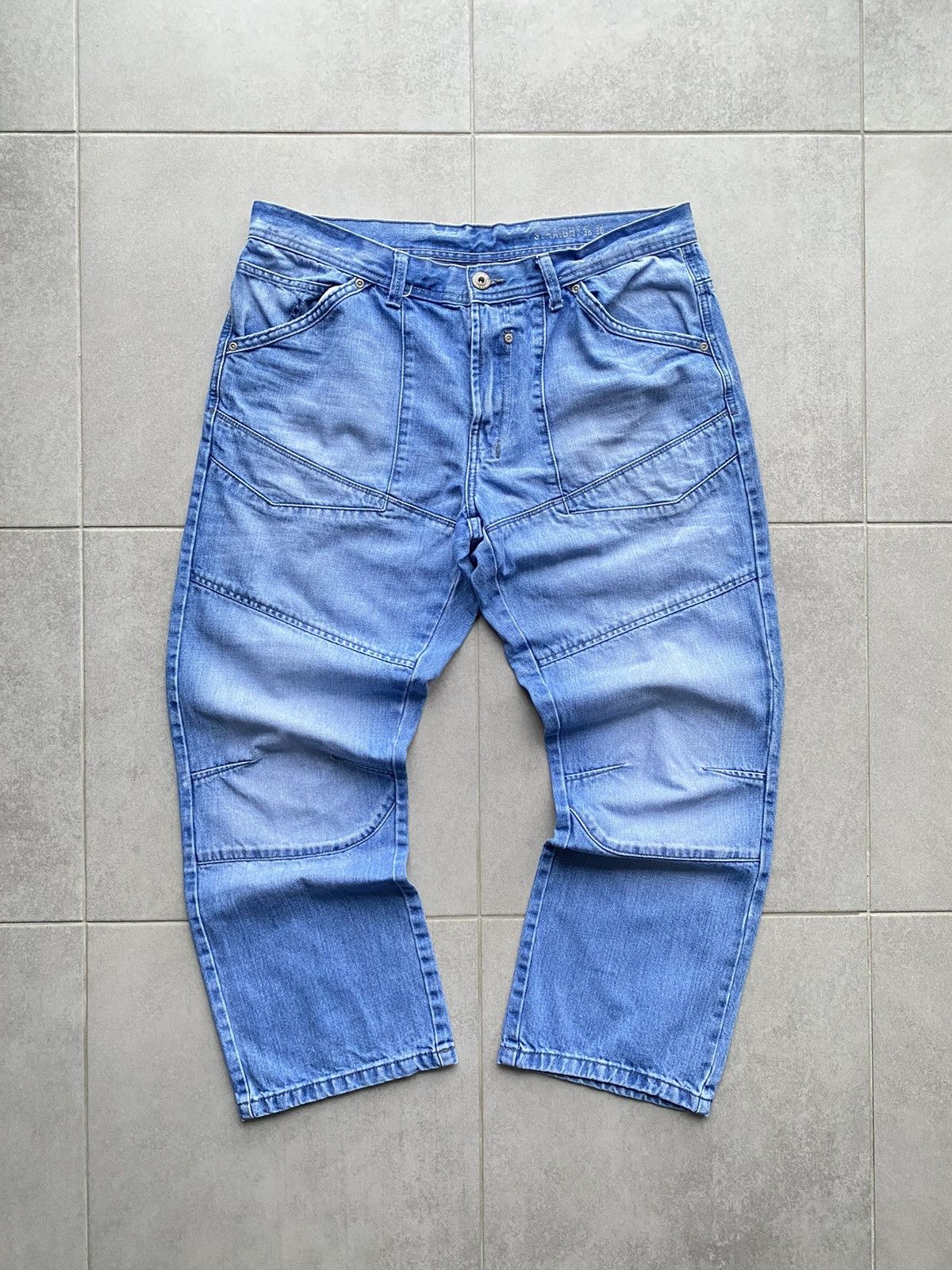 Other Vintage Y2K Blue Denim Jeans Size US 36 / EU 52 - 2 Thumbnail