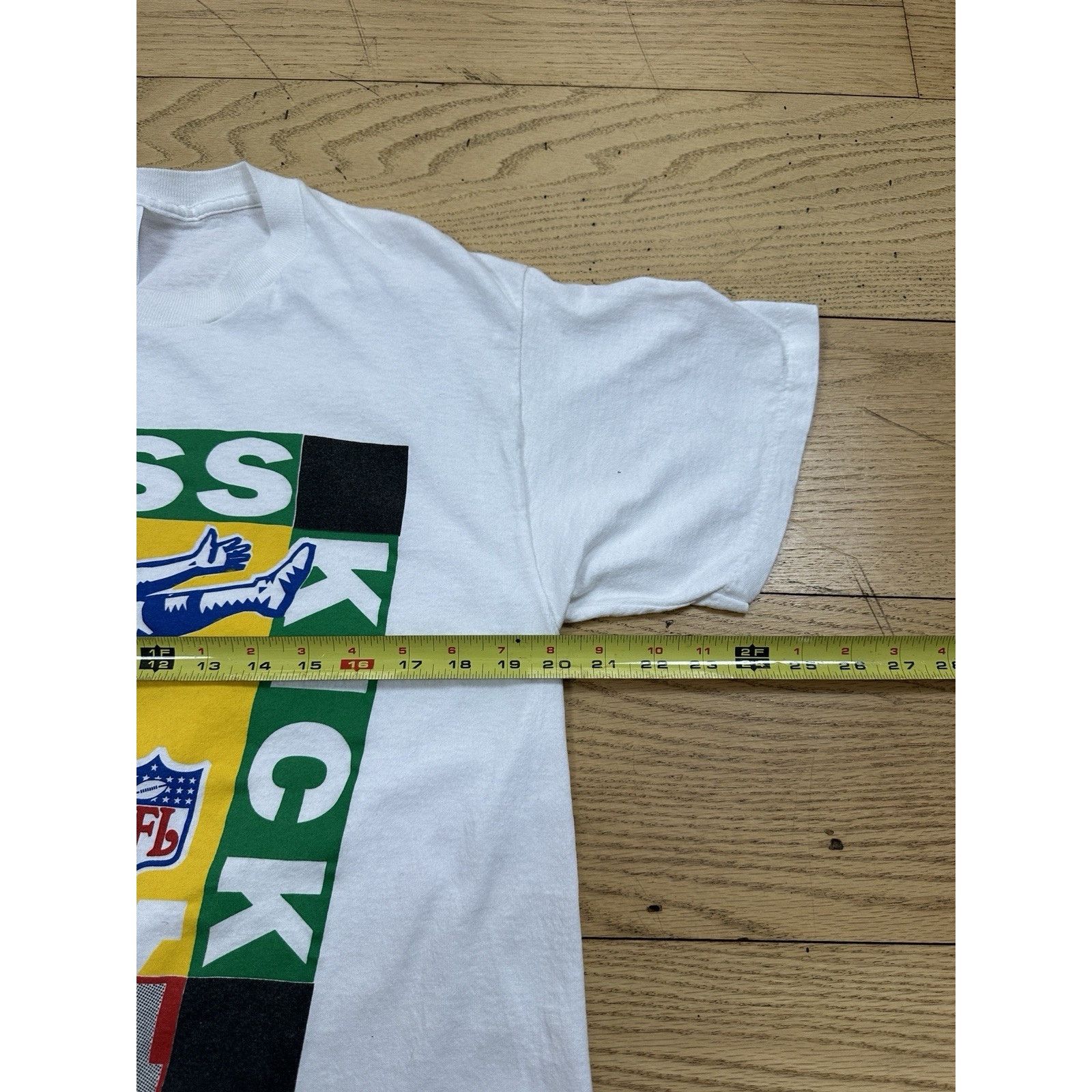 Logo 7 × NFL × Vintage Vintage NFL Punt Pass Kick T-shirt Size US L / EU 52-54 / 3 - 4 Thumbnail